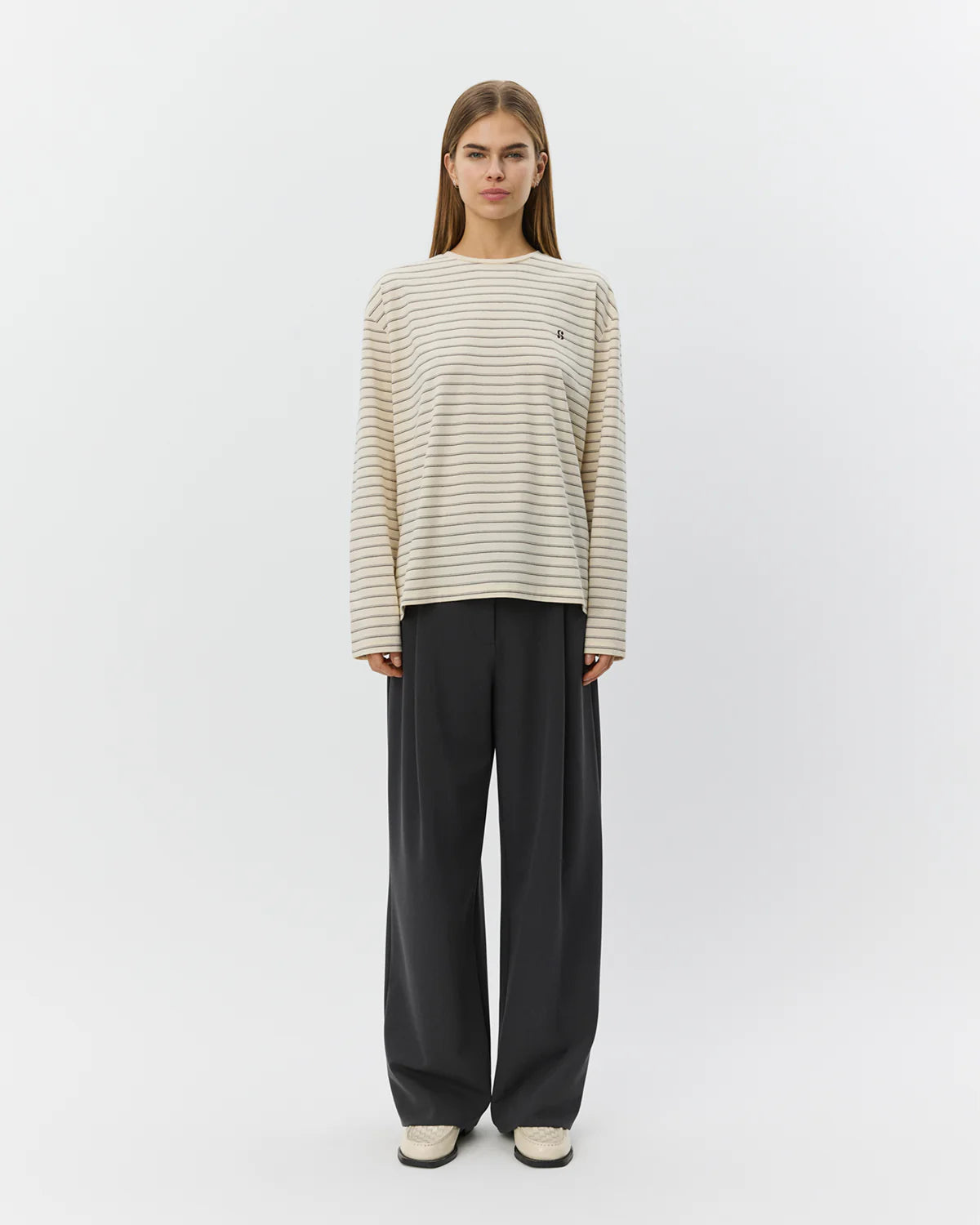 100% Cotton Long Sleeved Boxy T shirt