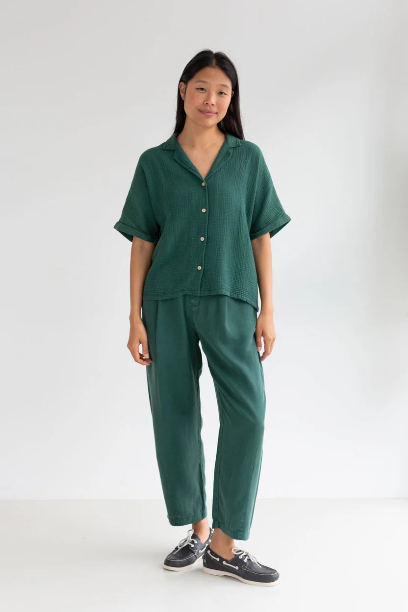 Zuqar — Dark Green Shirt 100% Organic Cotton