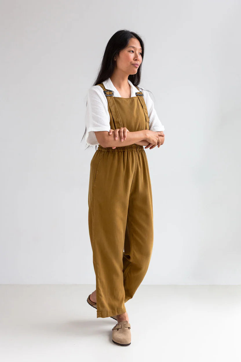 Hornos Dungarees in Dijon Mustard