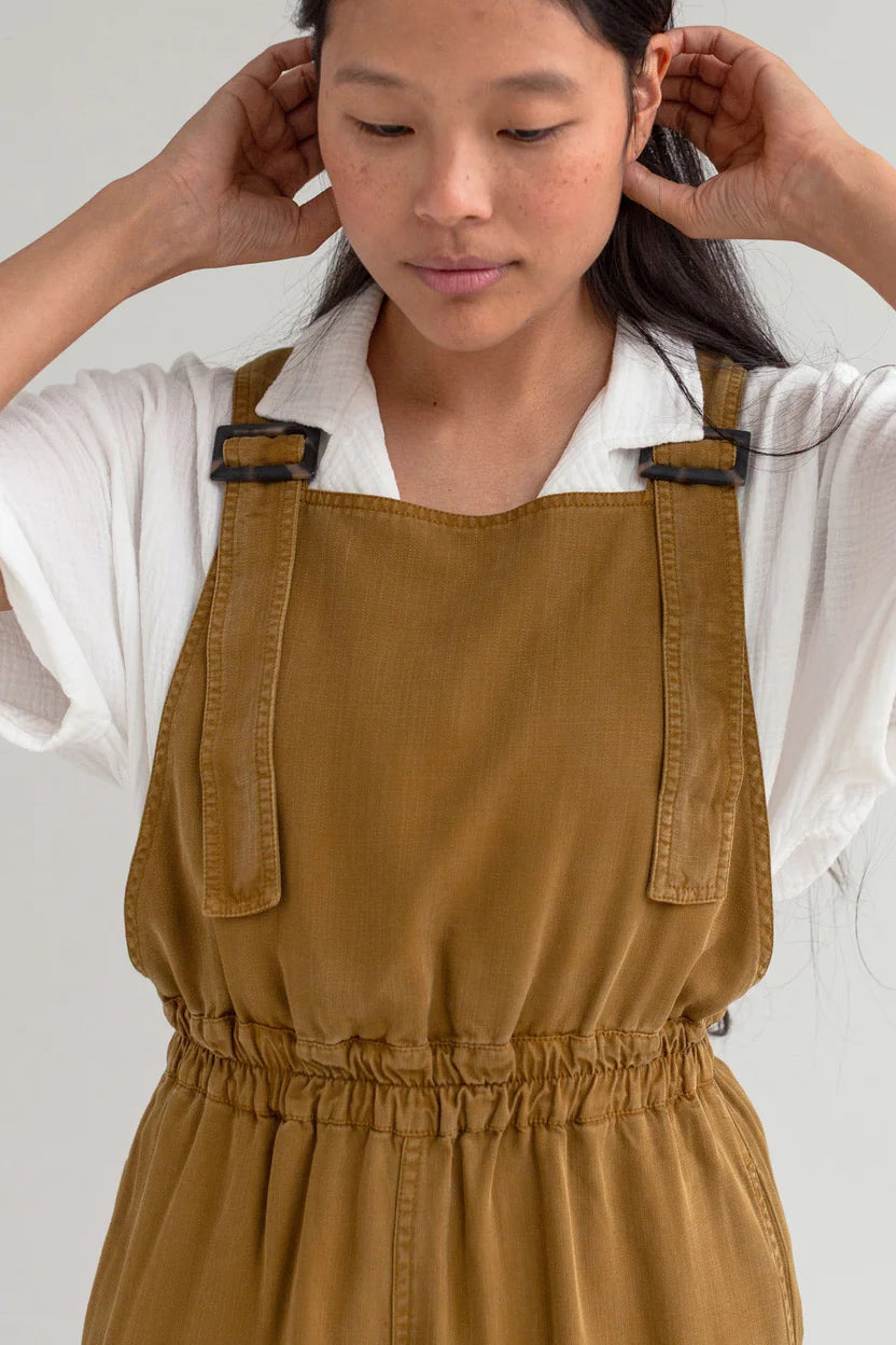 Hornos Dungarees in Dijon Mustard