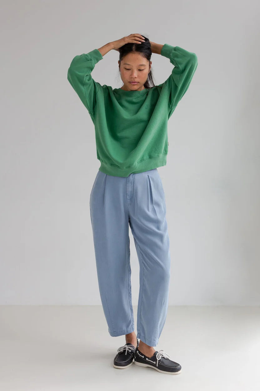 Niza Green Sweatshirt 100% Organic Cotton
