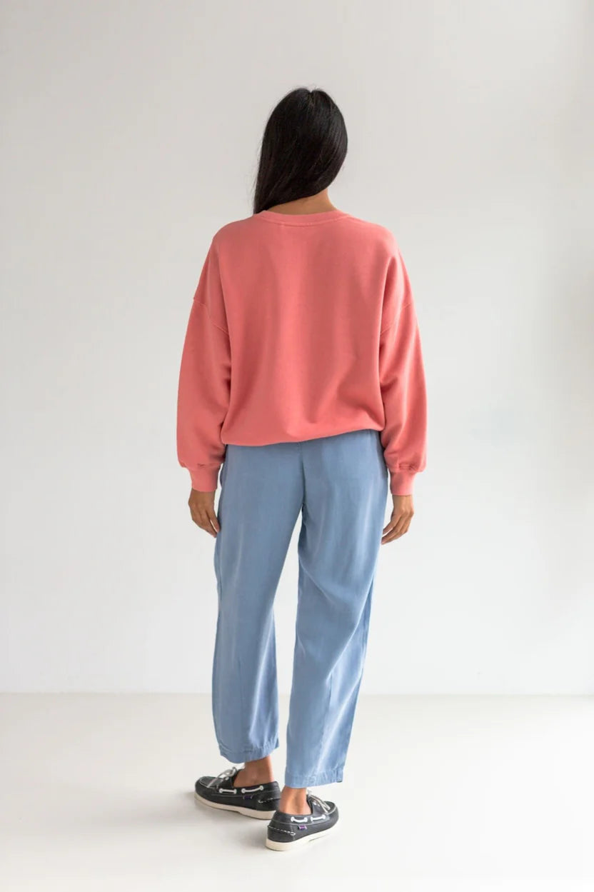 Niza Pink Sweatshirt 100% Organic Cotton