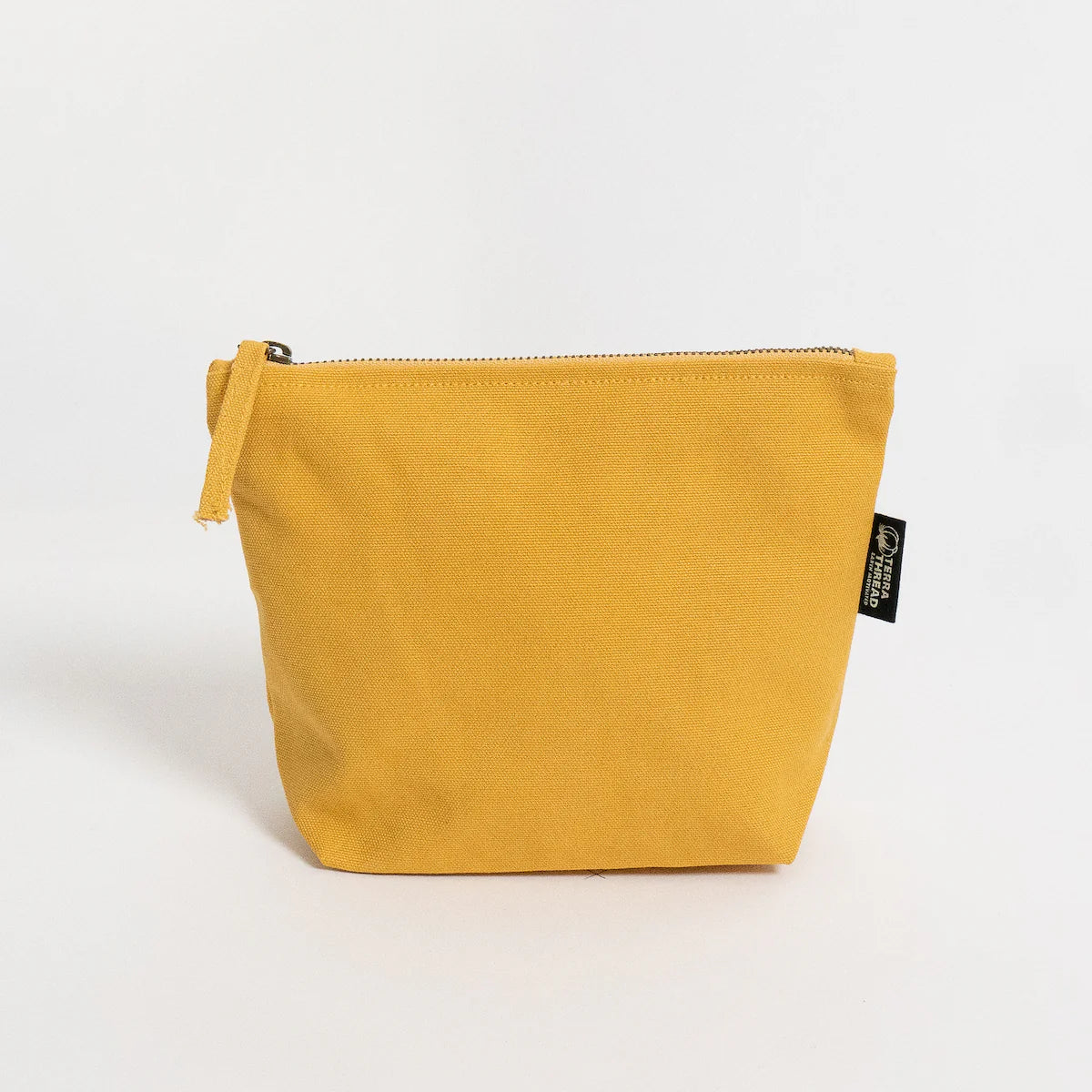Terra Thread Lok Pouch Makeup Bag Mustard Yellow