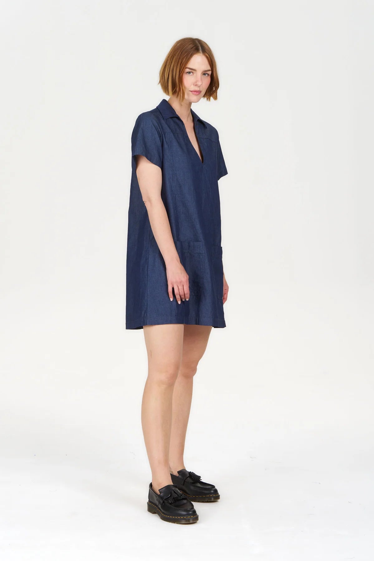Talia 100% Organic Cotton Mid Wash dress
