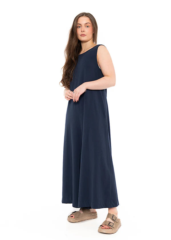 Mama B Black Wide Leg Overall