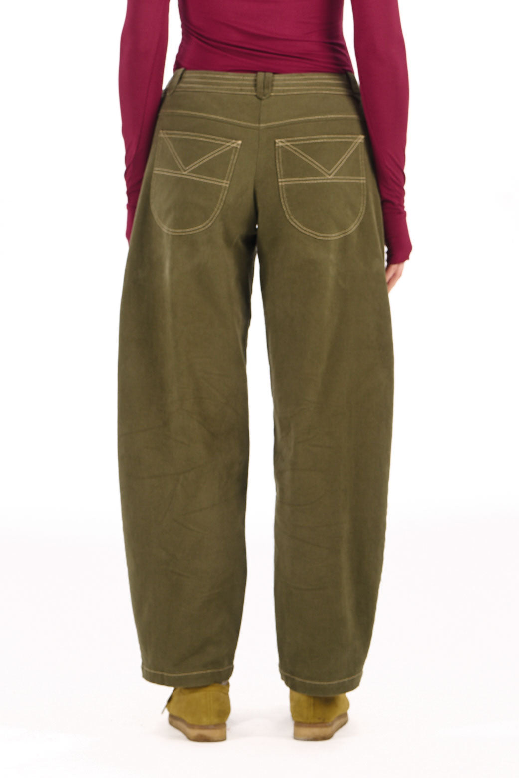 Amelia Trousers in Khaki