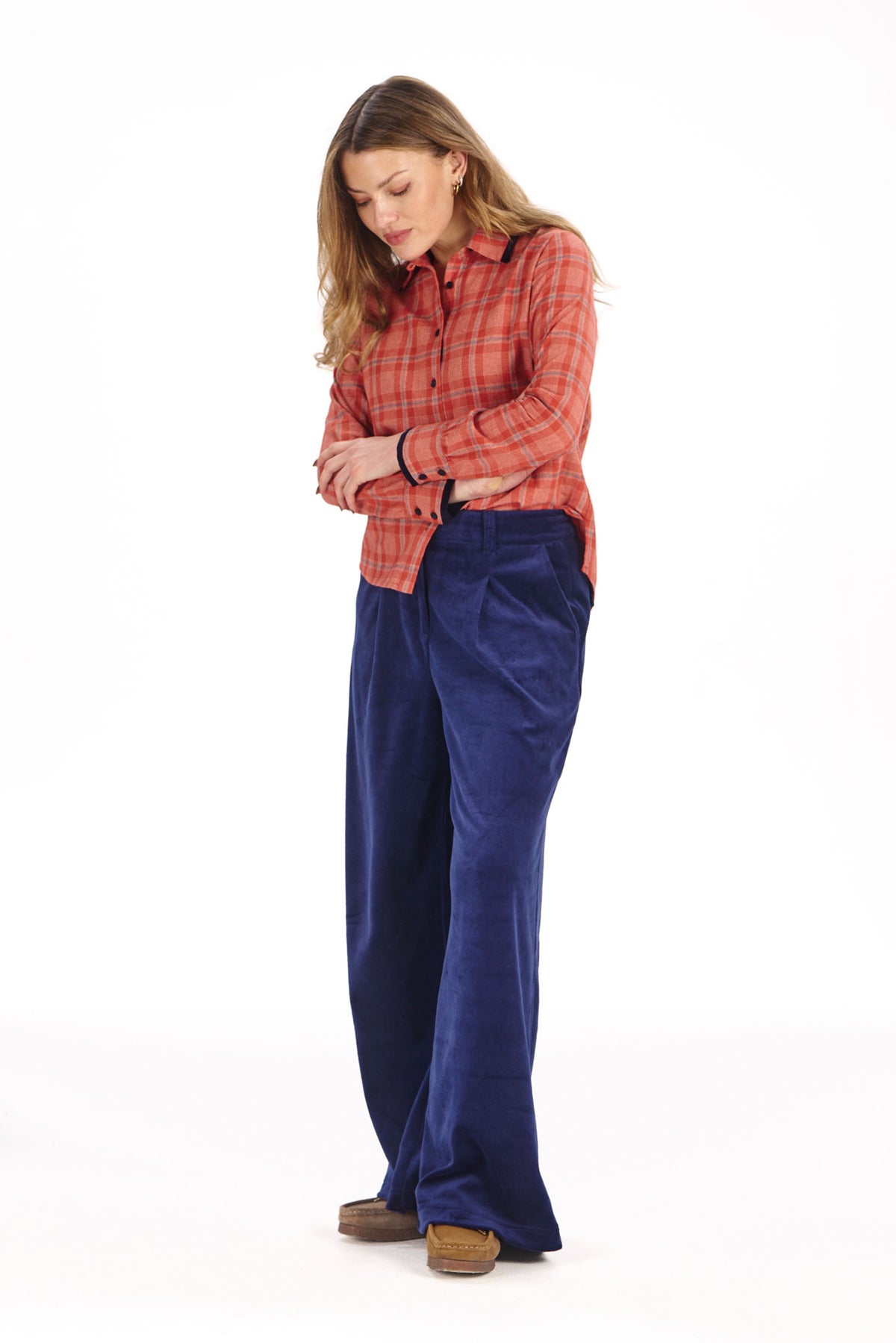Kenji Shirt in Red Check