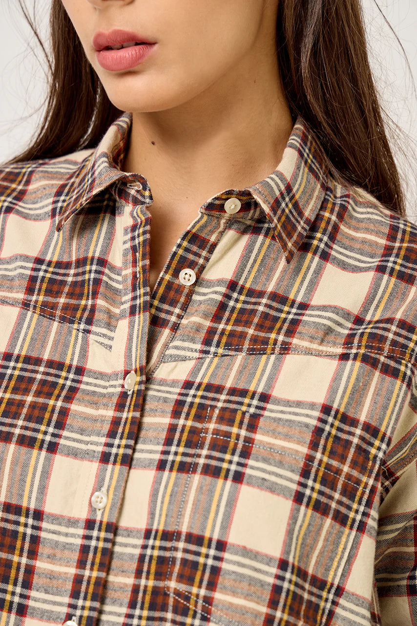 Clarence Checked Shirt in 100% Cotton