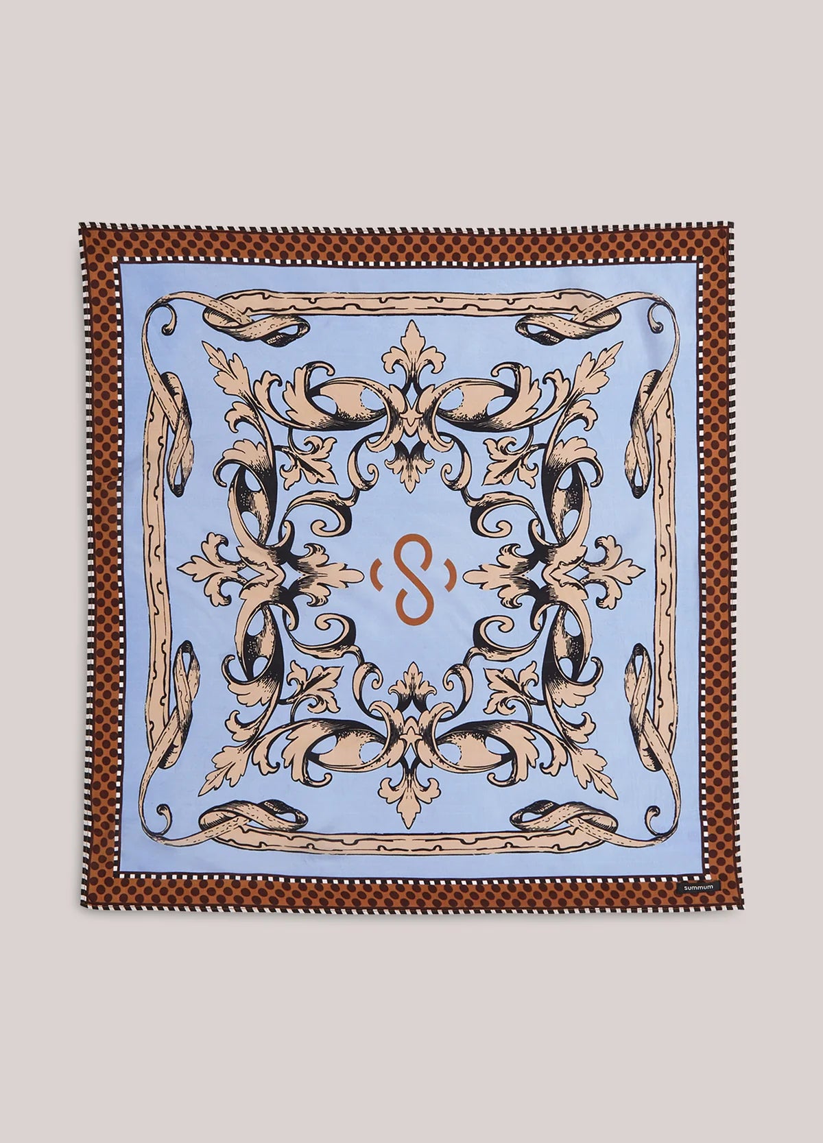 100% Viscose Square Scarf in