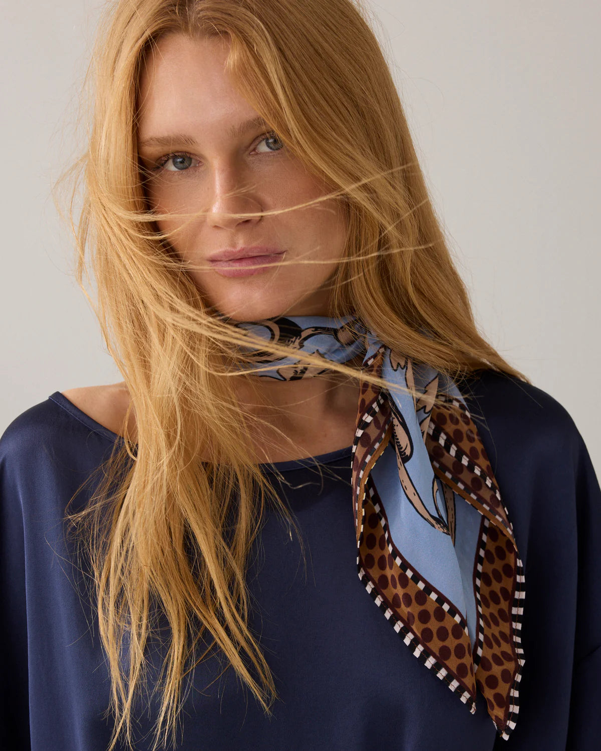 100% Viscose Square Scarf in