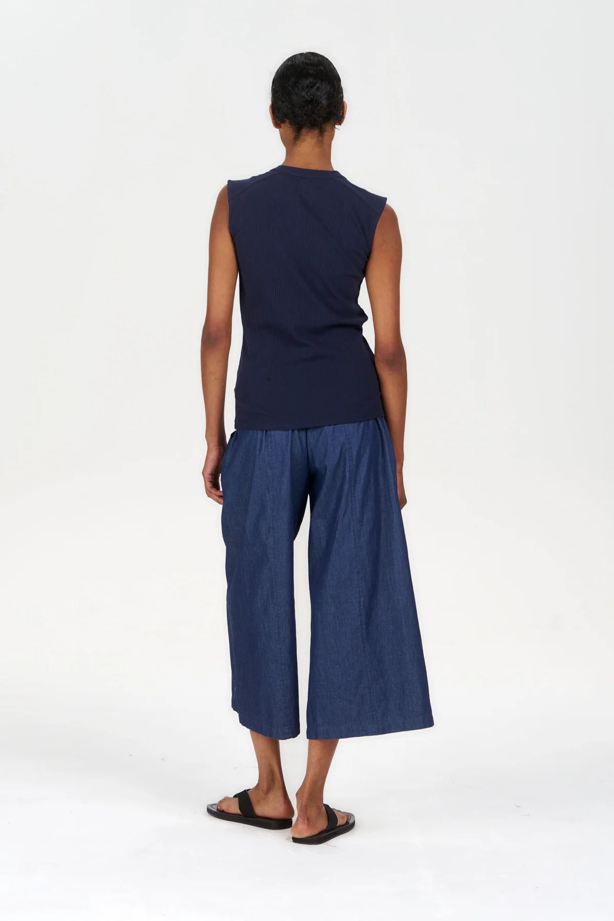 100% Organic Cotton Dani Culottes in Denim