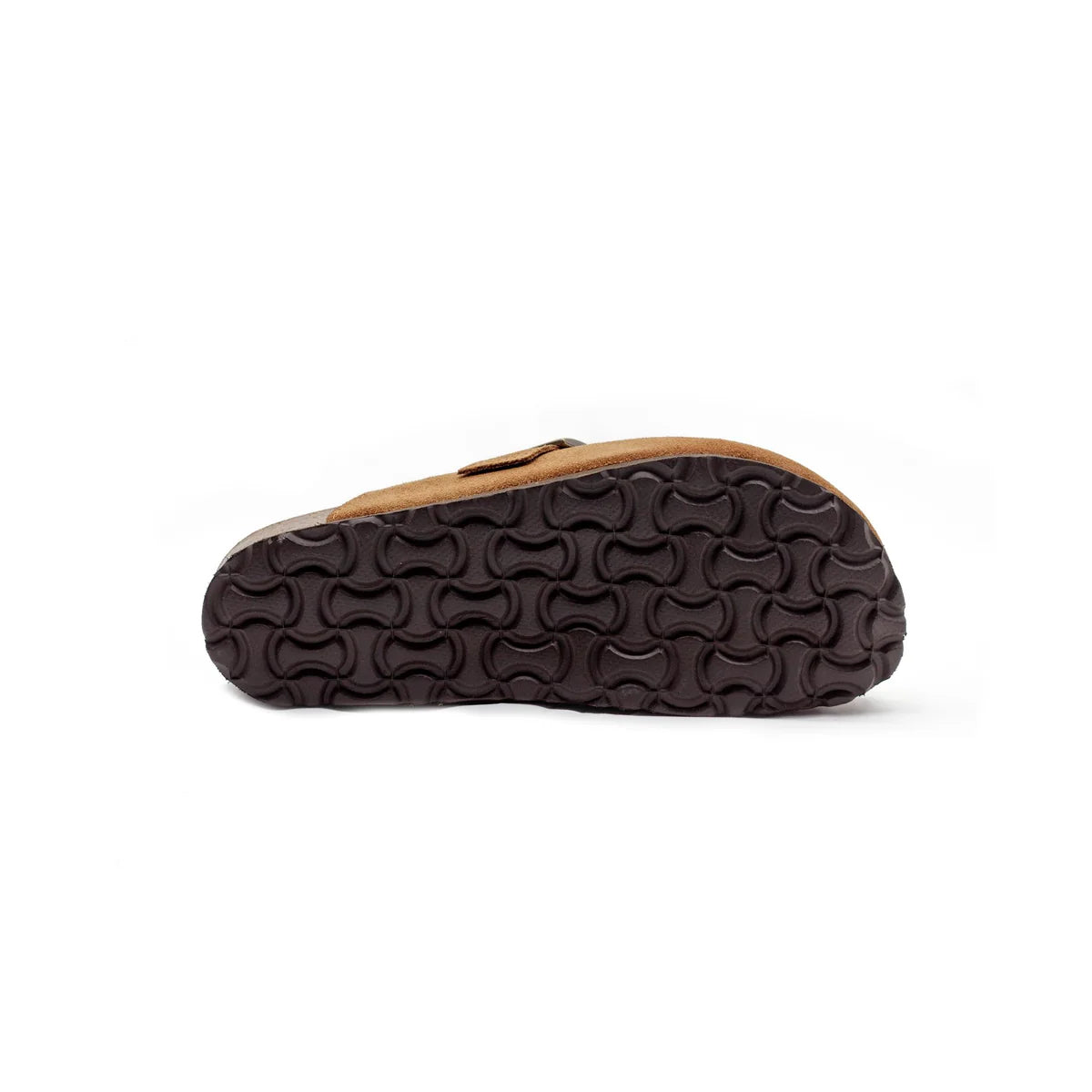 100% Leather Suede Lisbon Clogs in Beige