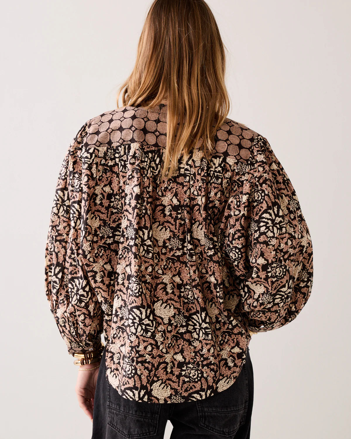 100% Cotton Block Print Blouse