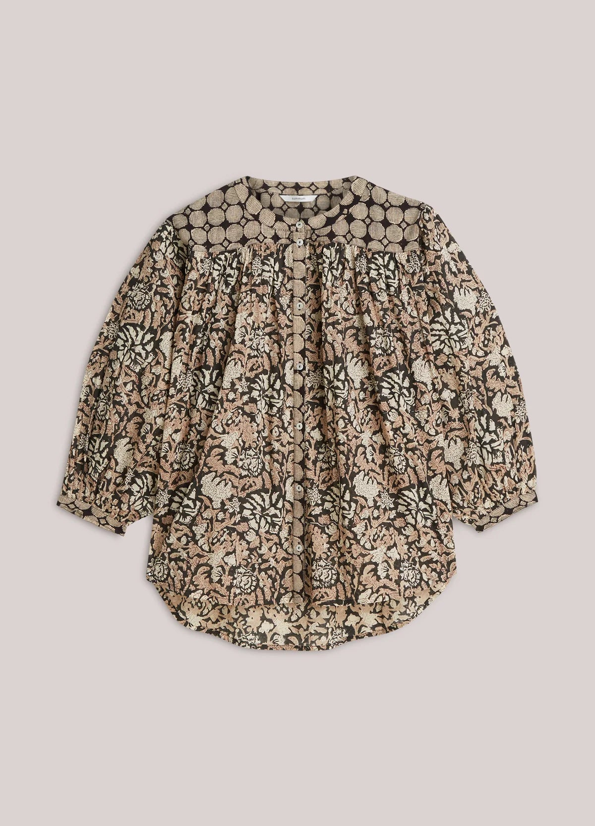 100% Cotton Block Print Blouse