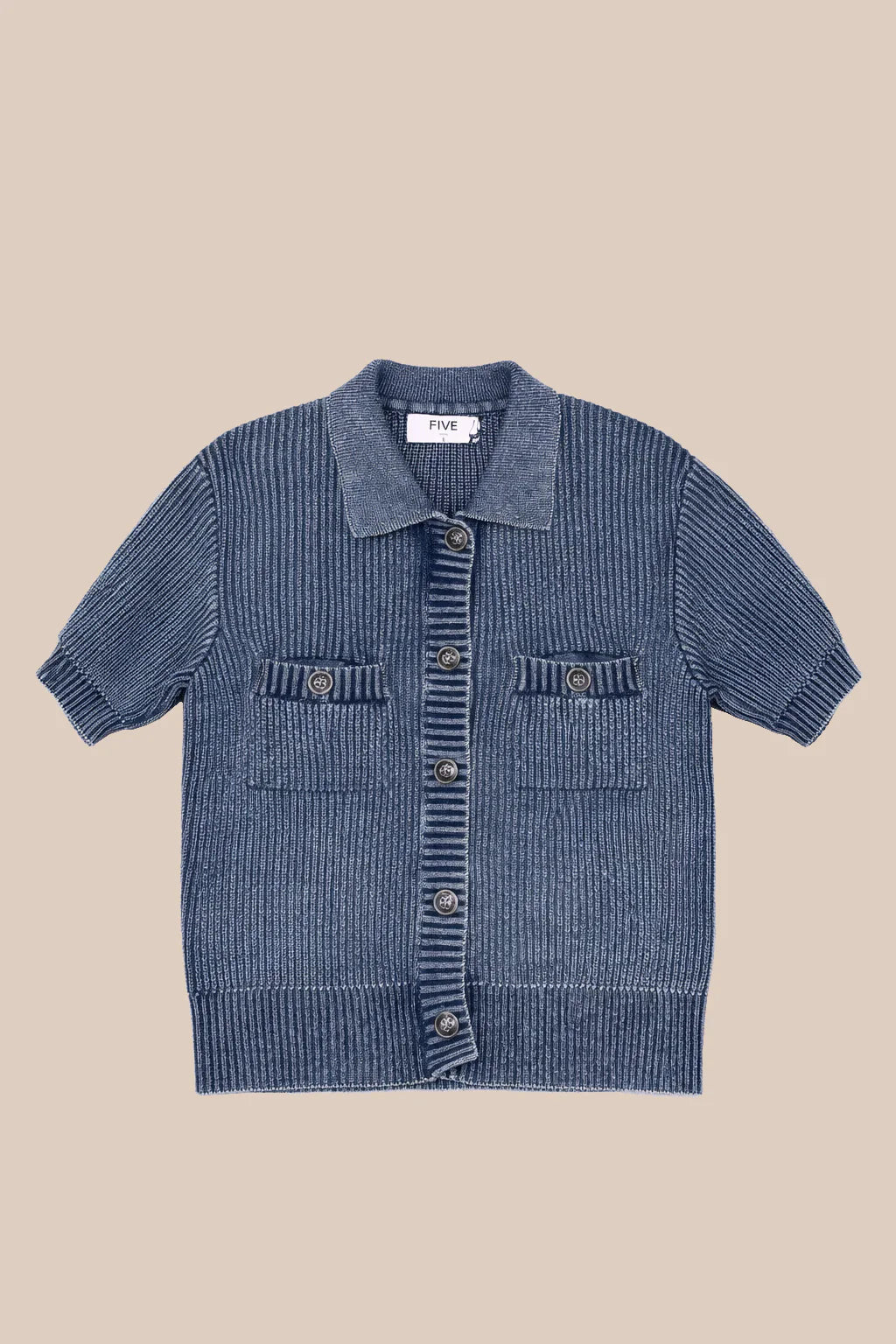 100% Cotton short sleeve Knit Cardigan