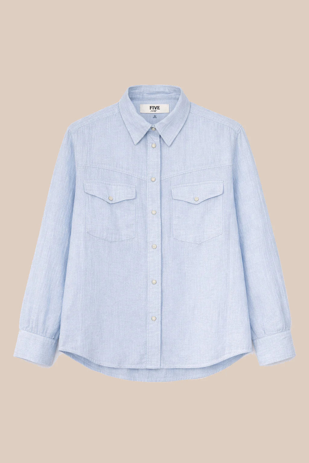 100% Cotton Gauze Cora Long Sleeve Thin Striped Shirt