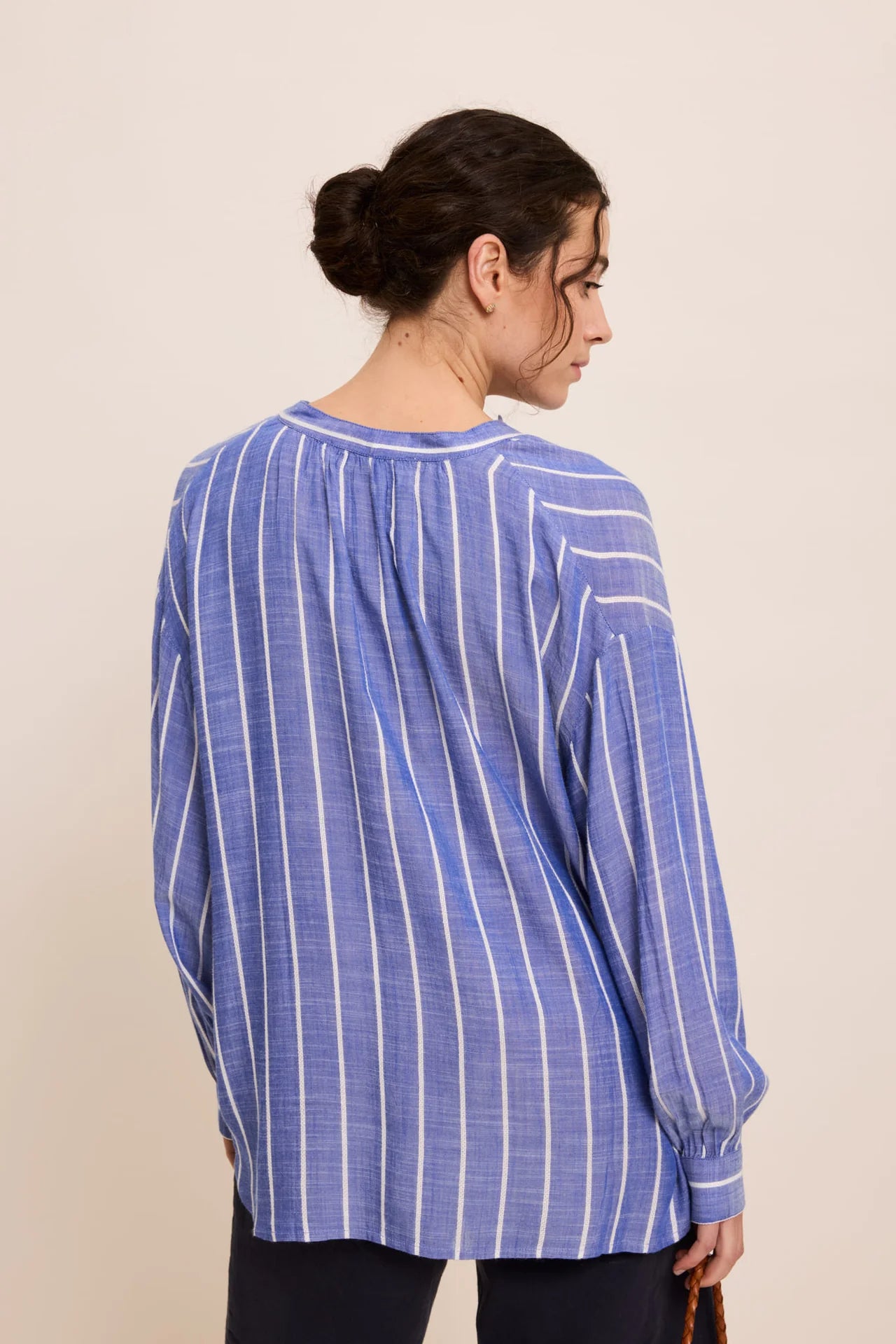 100% Cotton Barbara Striped Shirt