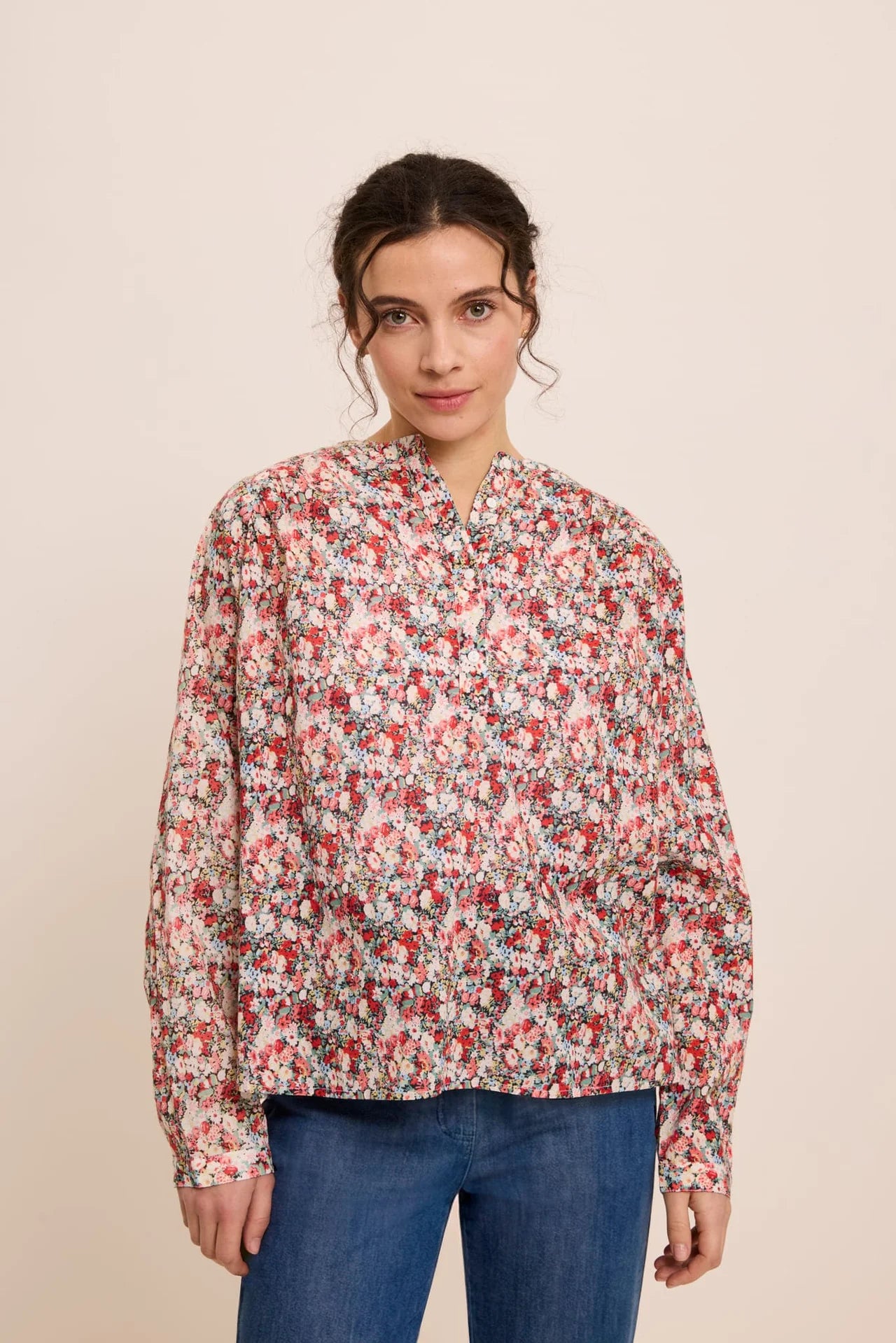 100% Cotton Blair Long Sleeve Paisley Shirt