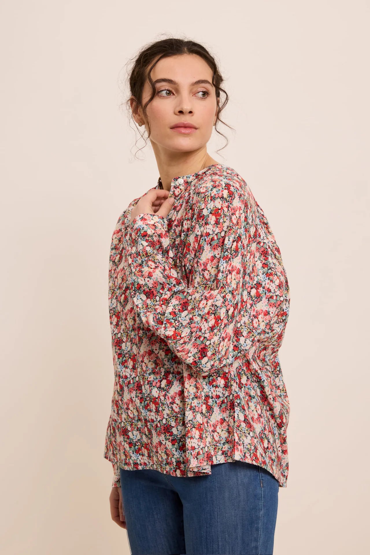 100% Cotton Blair Long Sleeve Paisley Shirt