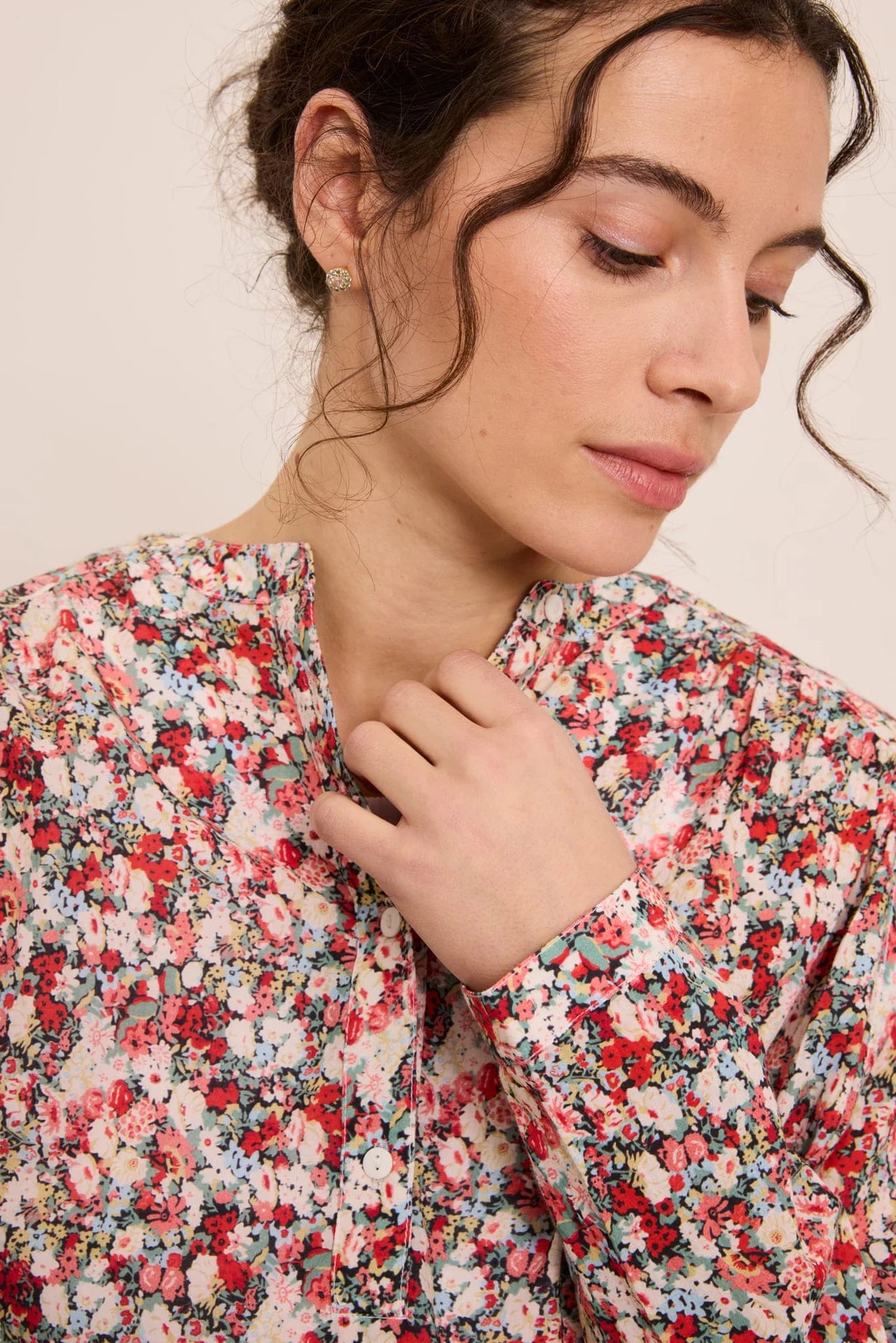 100% Cotton Blair Long Sleeve Paisley Shirt