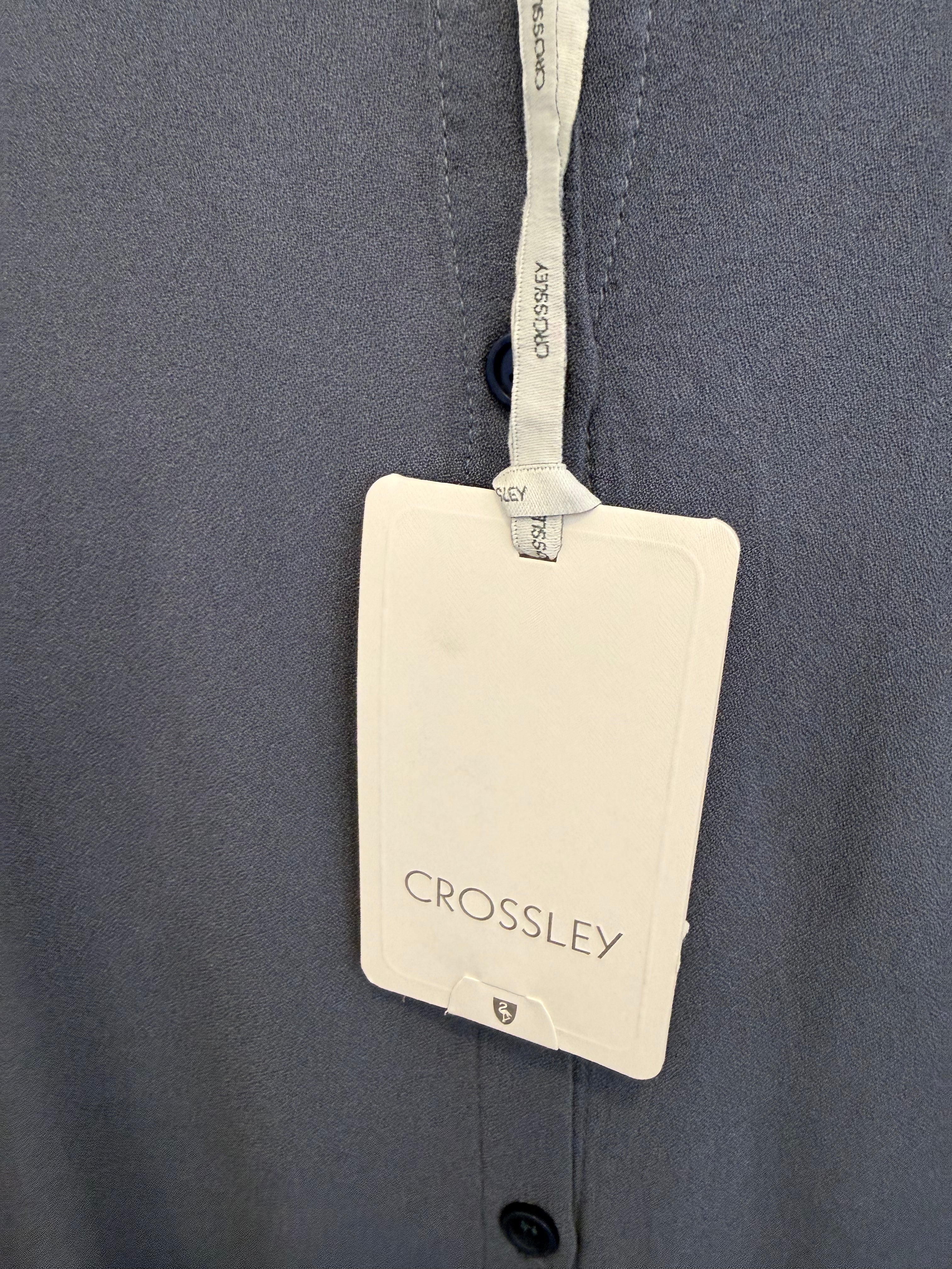 Tuliorv S/S Oversize Shirt in Petrol Blue