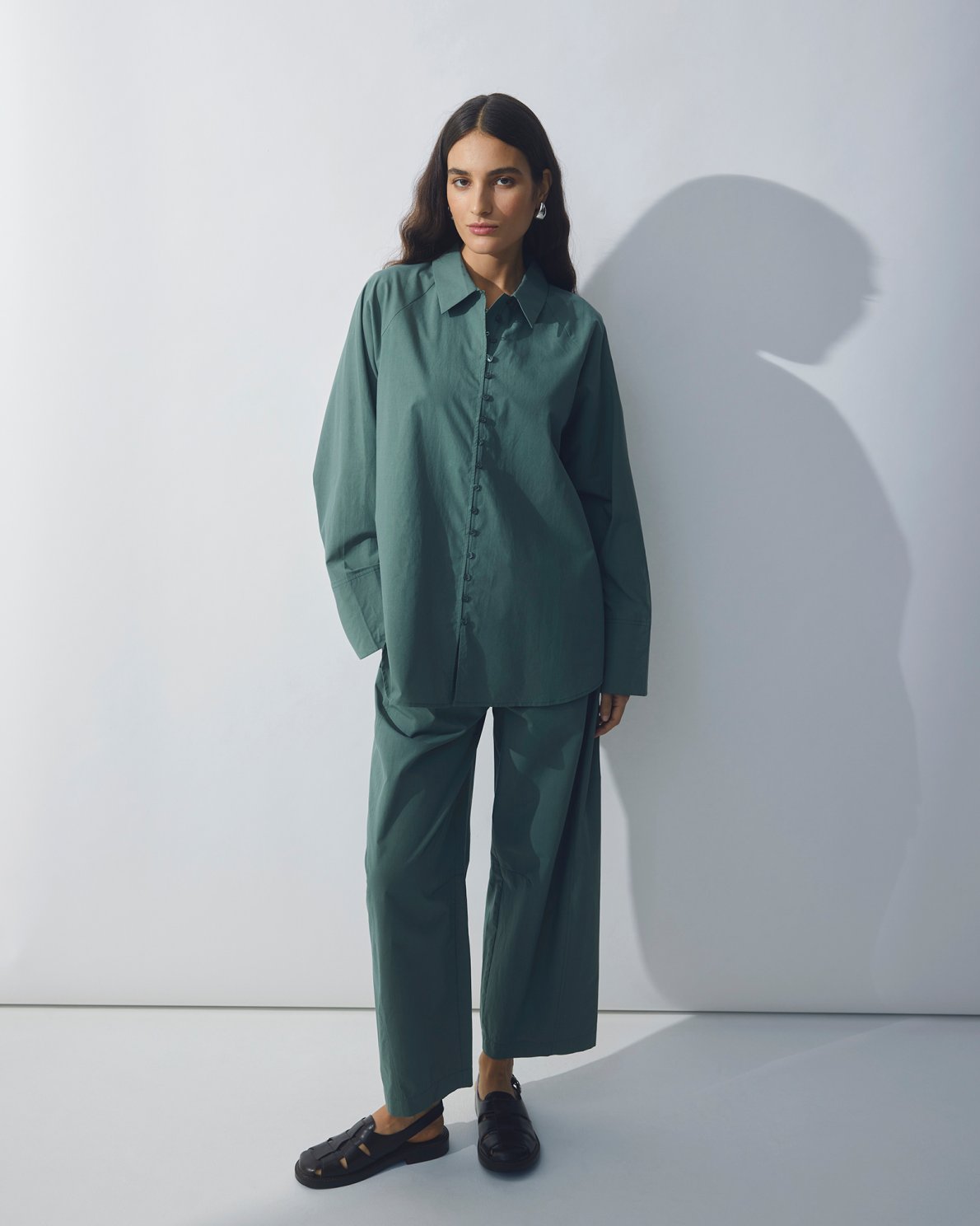 Selmina Ankle Trousers in Laurel Wreath