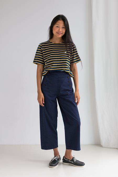 Cirali 100% Organic Cotton Velour Stripe Top