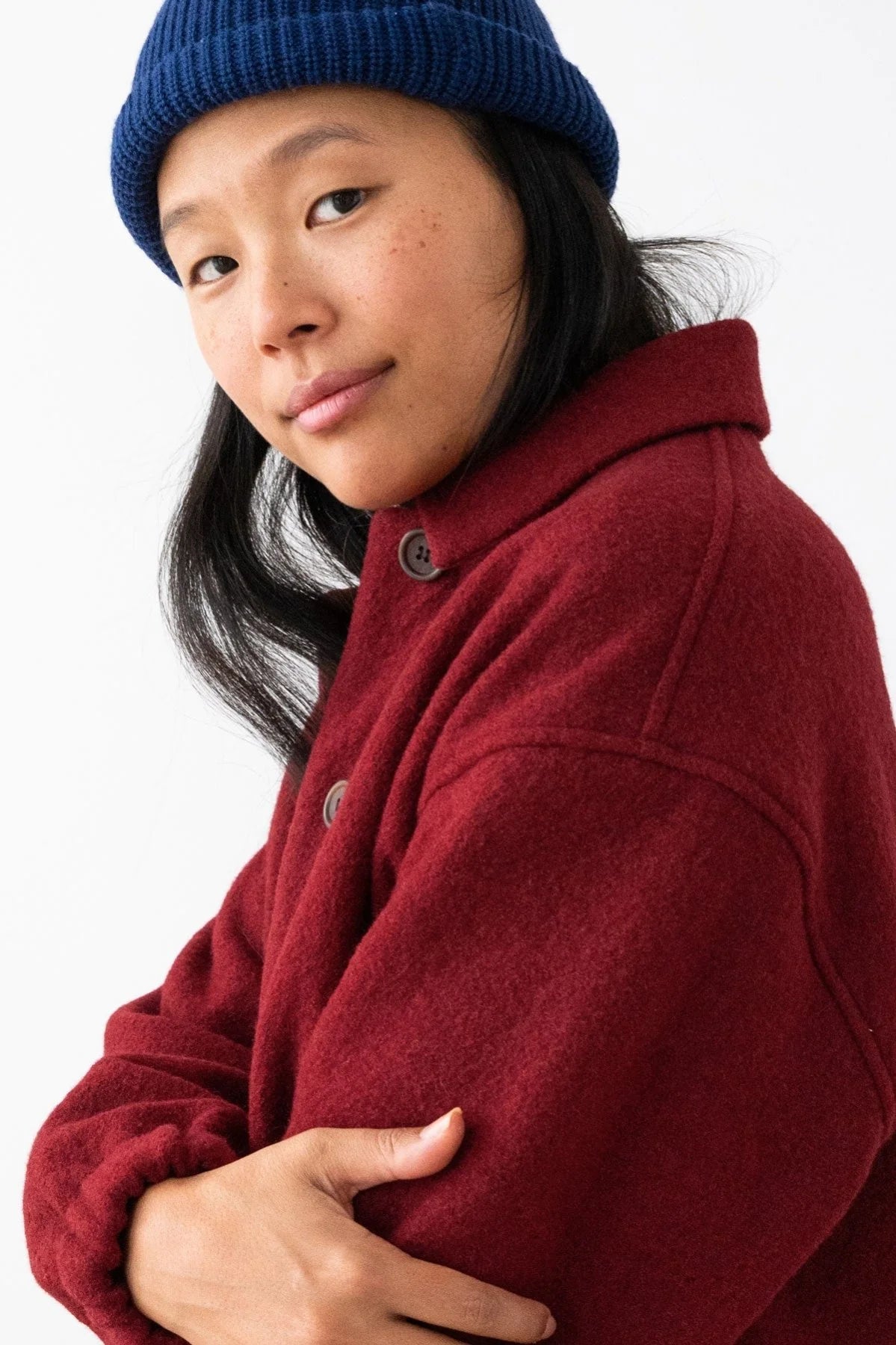 Rennell Jacket in Wine