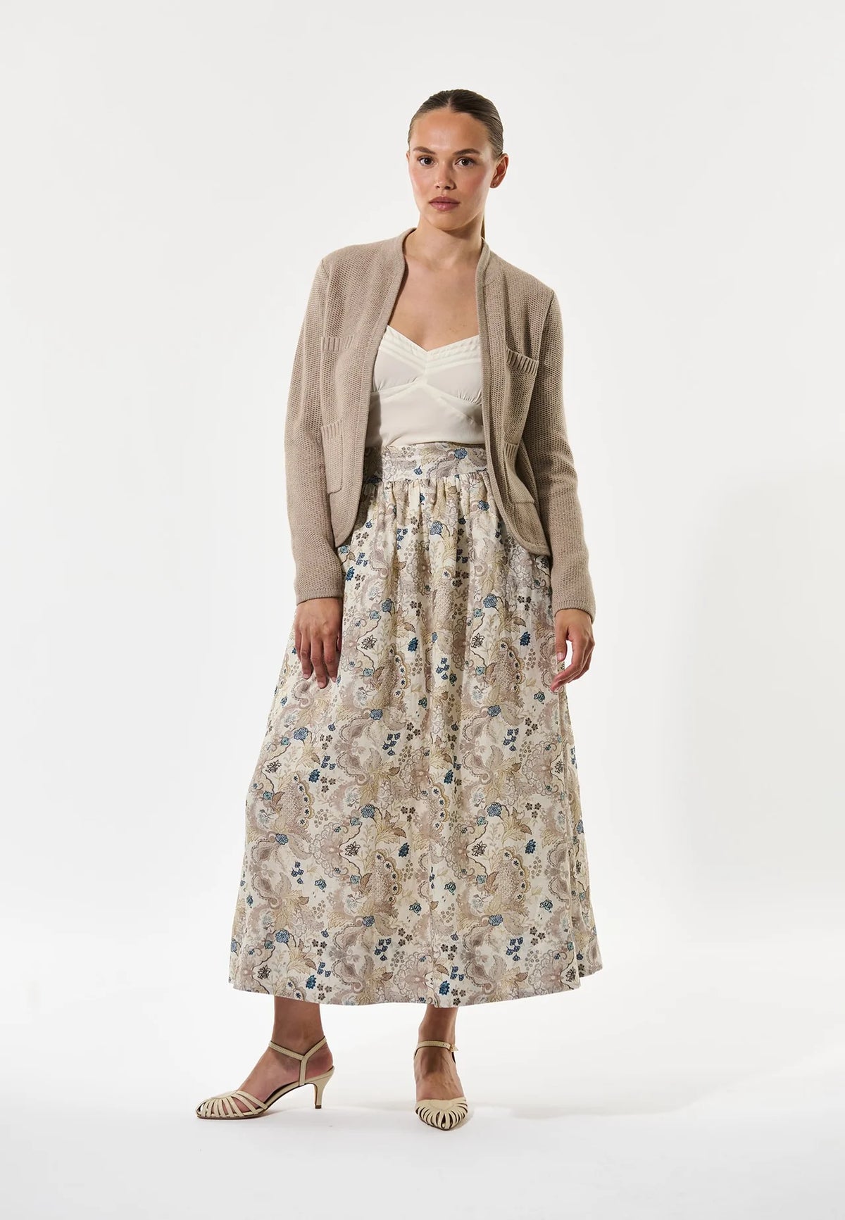 Esly Wool Mix Knitted Cardigan / Jacket
