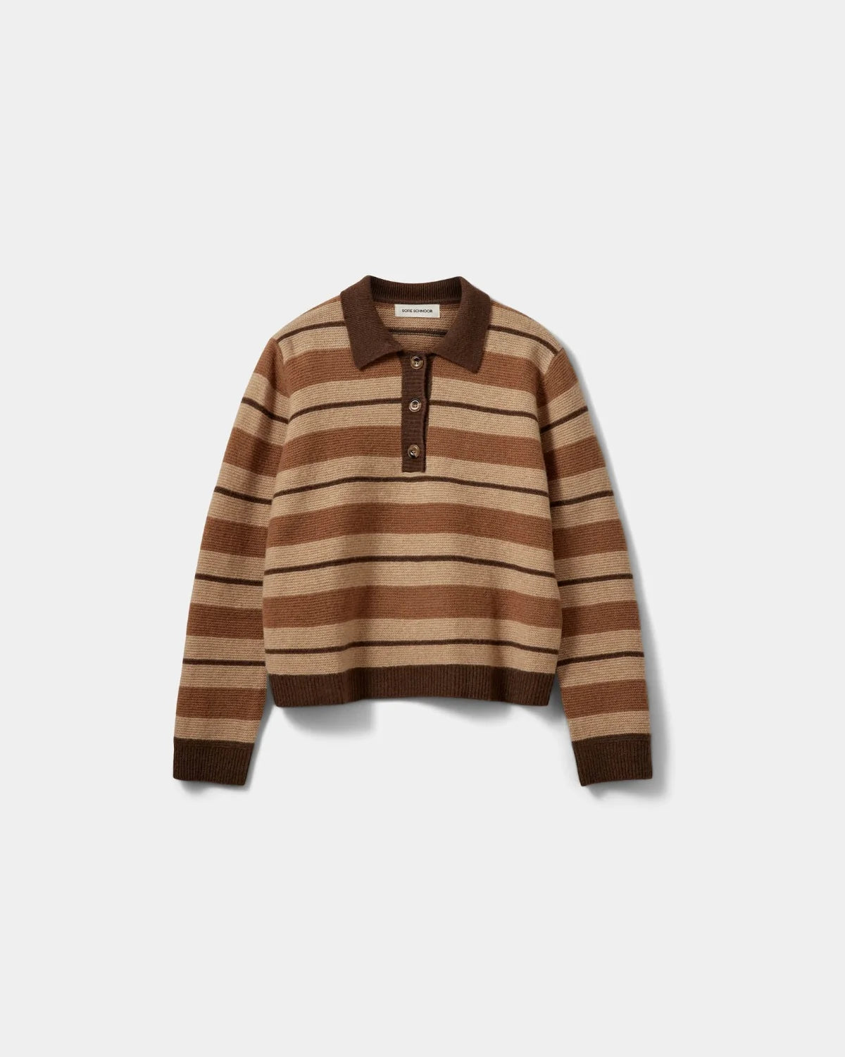 Storma 100% Merino Wool Jumper in Brown Melange
