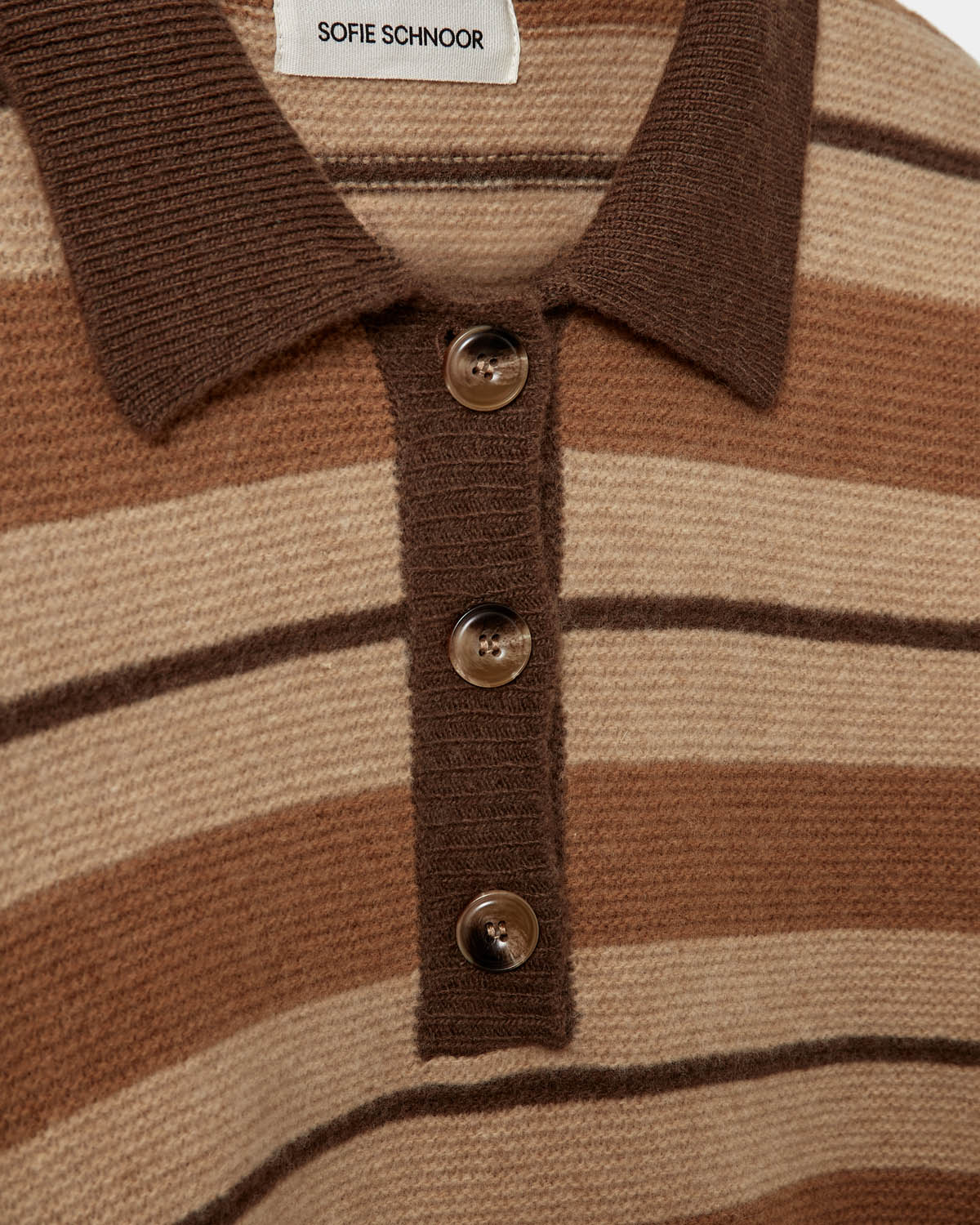 Storma 100% Merino Wool Jumper in Brown Melange