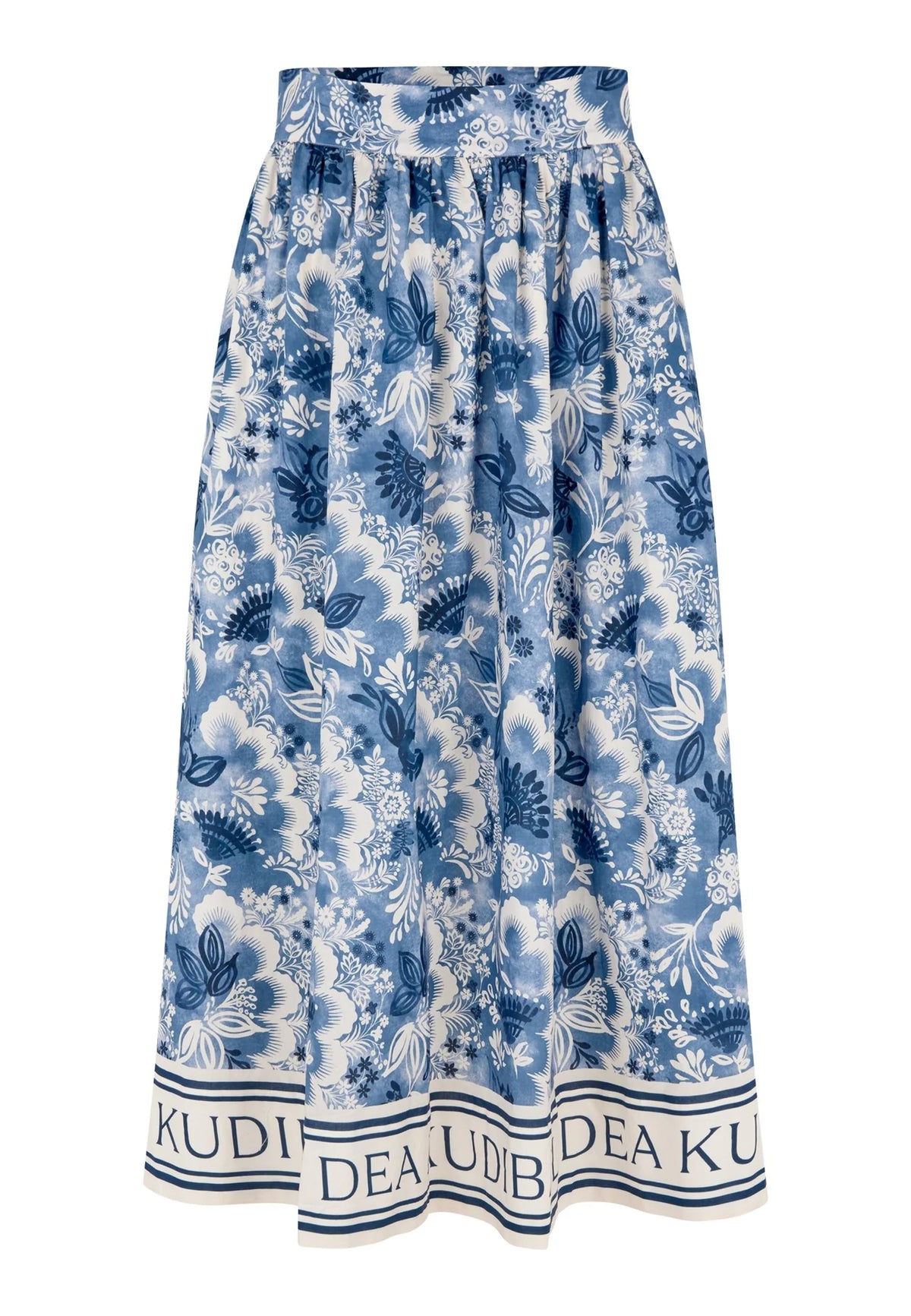 100% Cotton Edda Skirt in Paradise Space