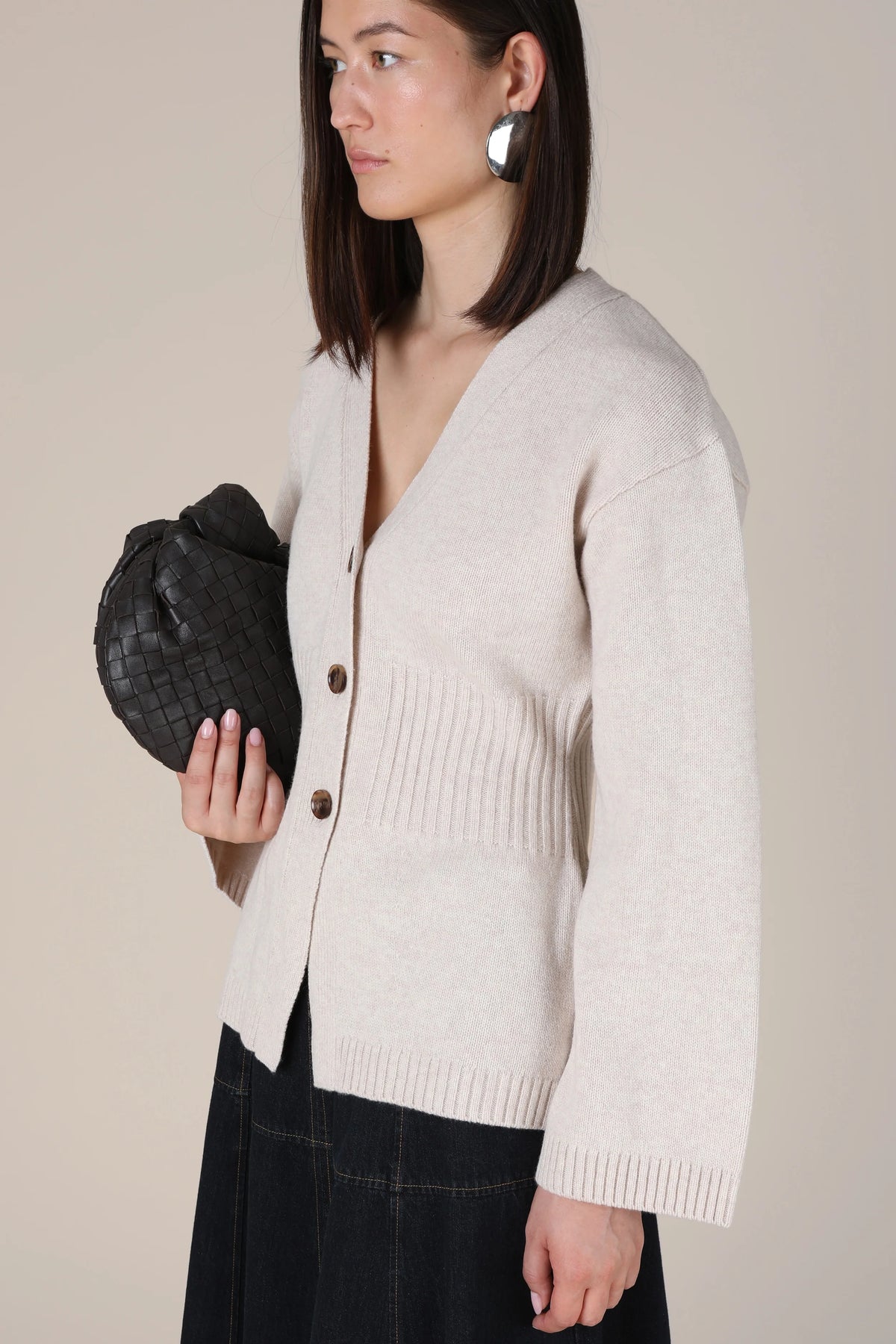 Maryam Rib Waist Cardigan