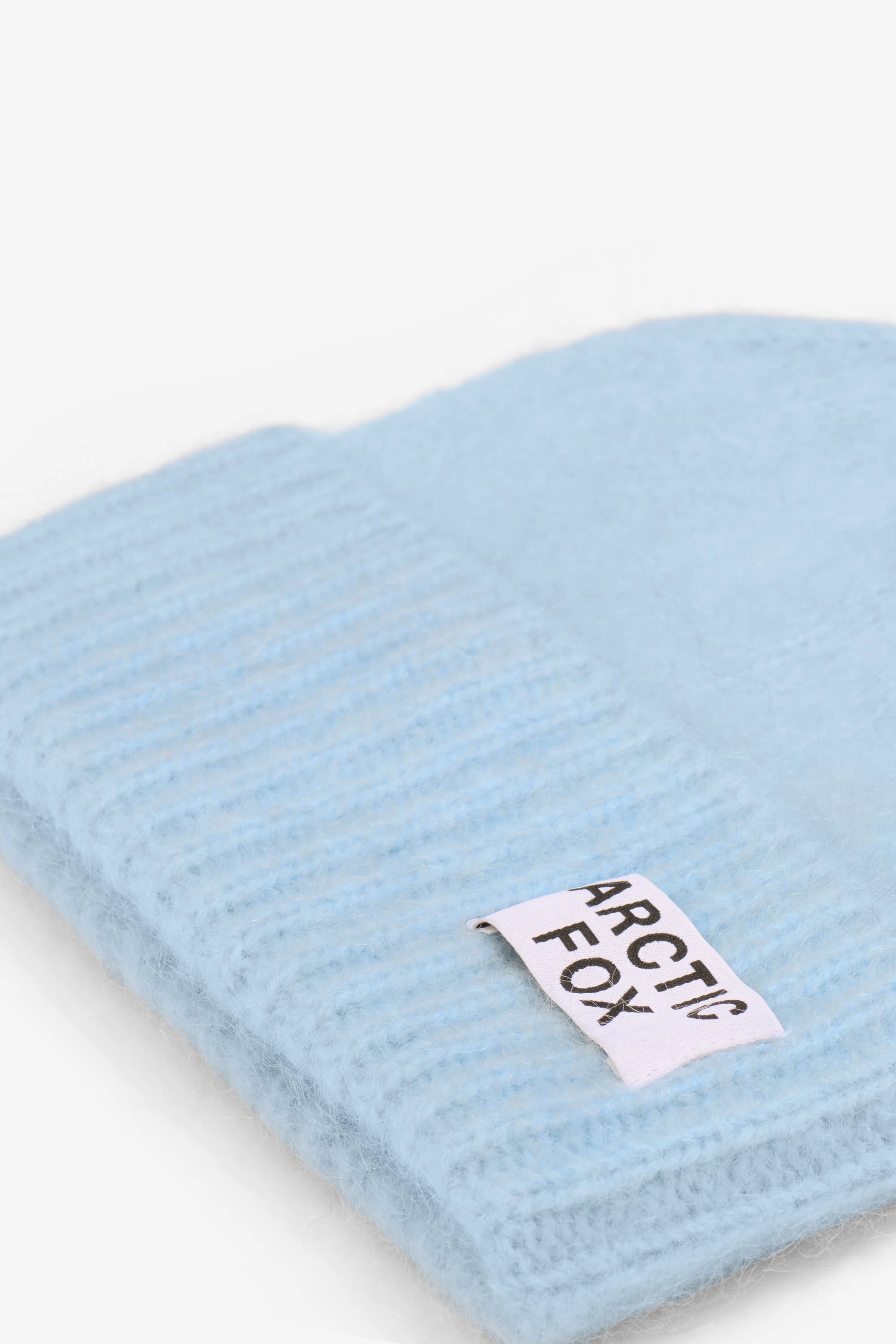 The Merino Wool Beanie in Powder Blue