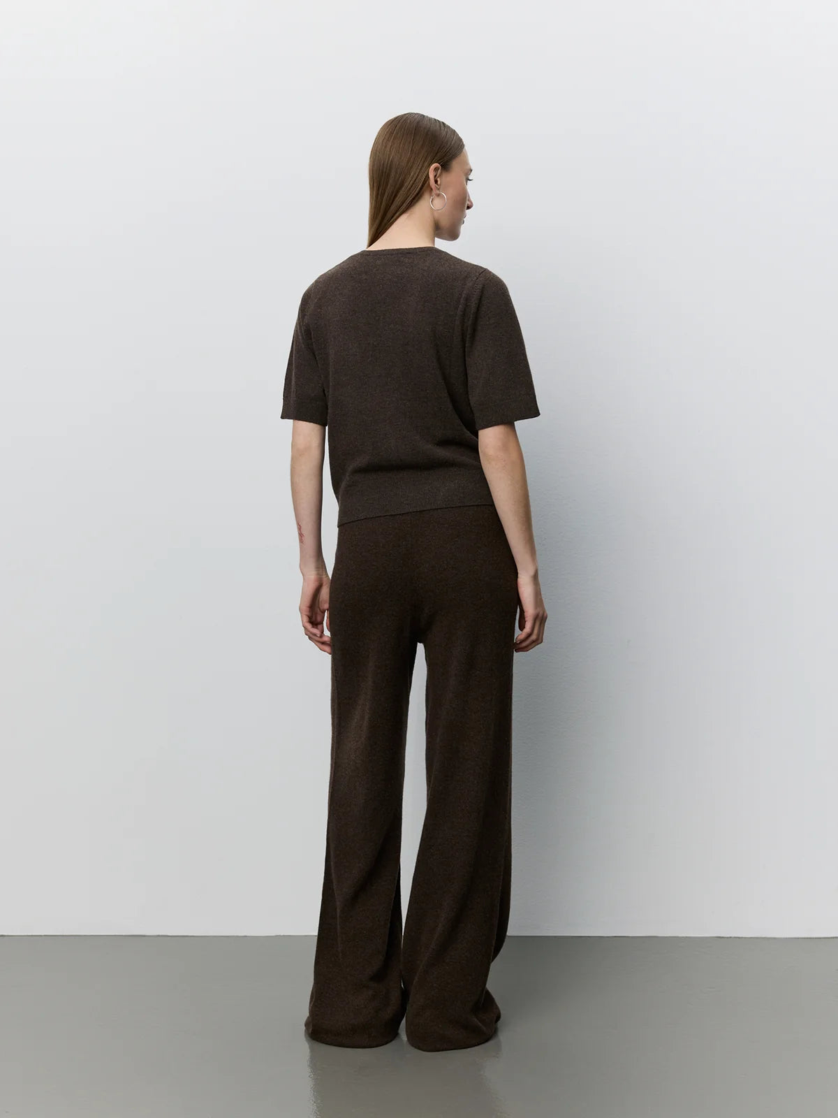 Velo 100% Wool Trousers in Brown Fudge