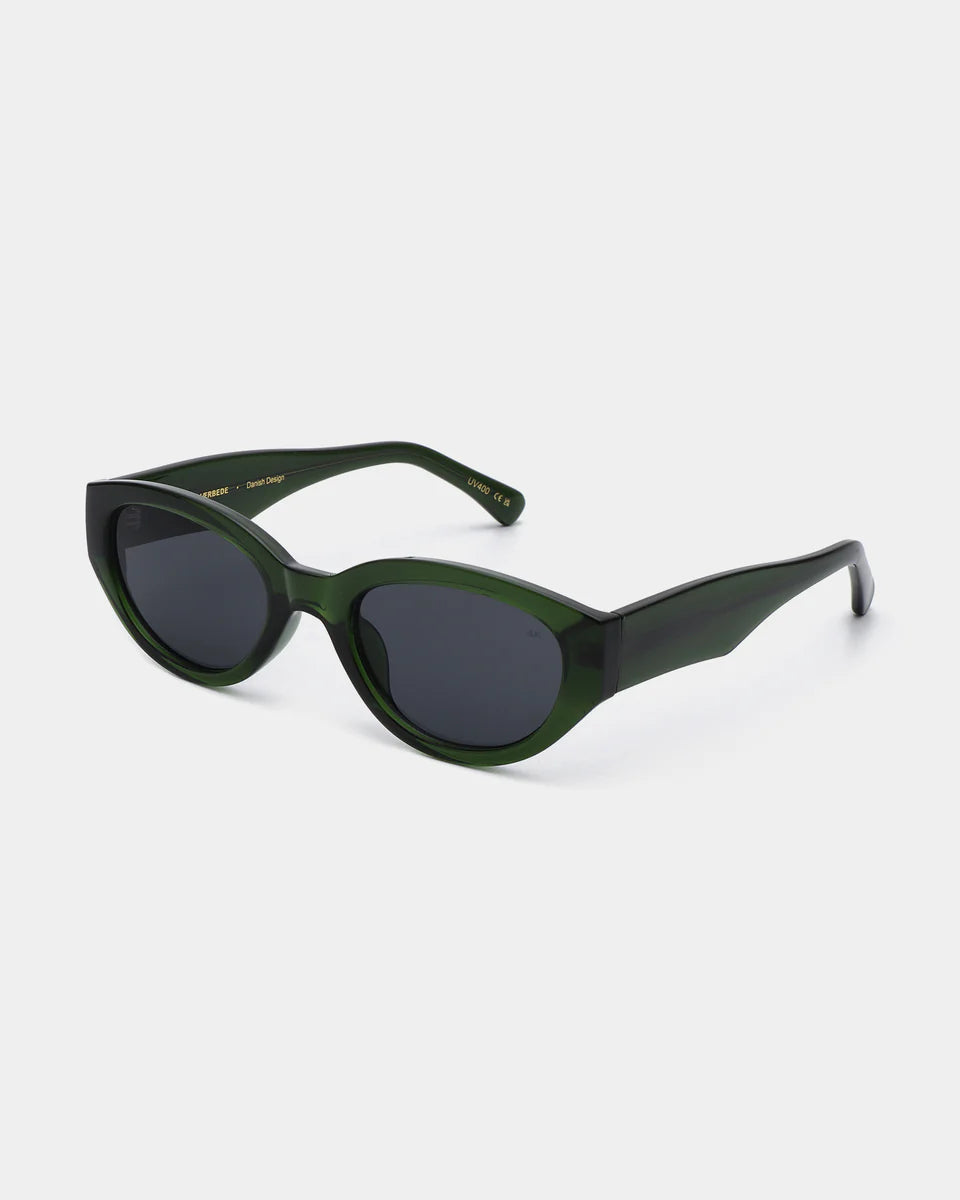 Winnie Sunglasses - Dark Green Transparent