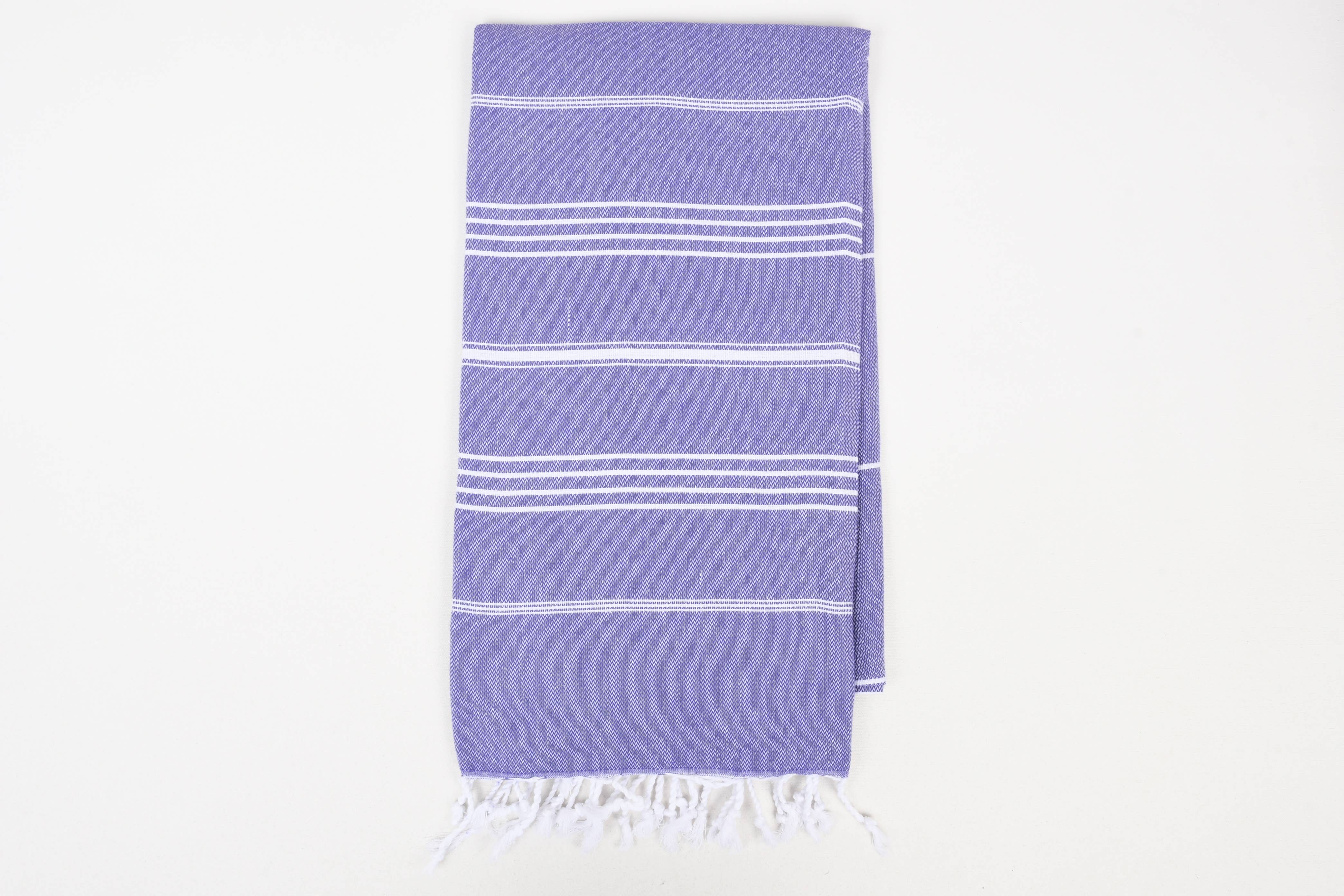 100% Cotton Handwoven Turkish Hammam in Purple