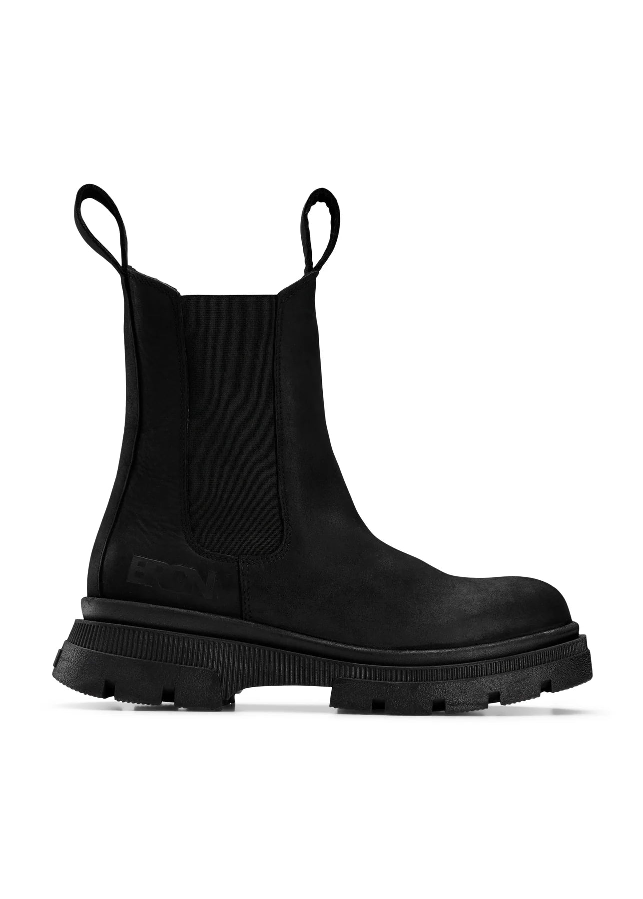 Chelsea Leather Boot in New Black