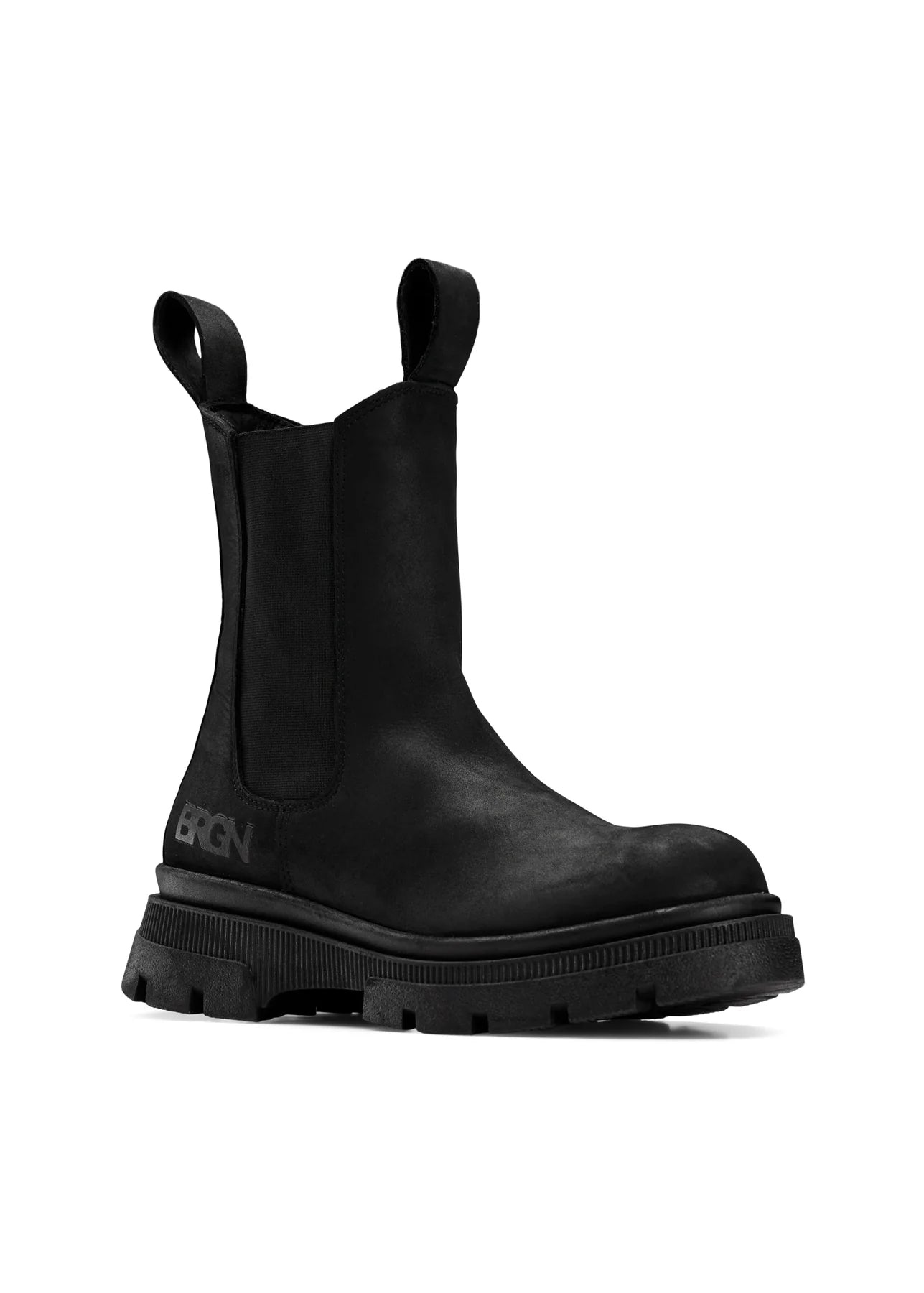 Chelsea Leather Boot in New Black