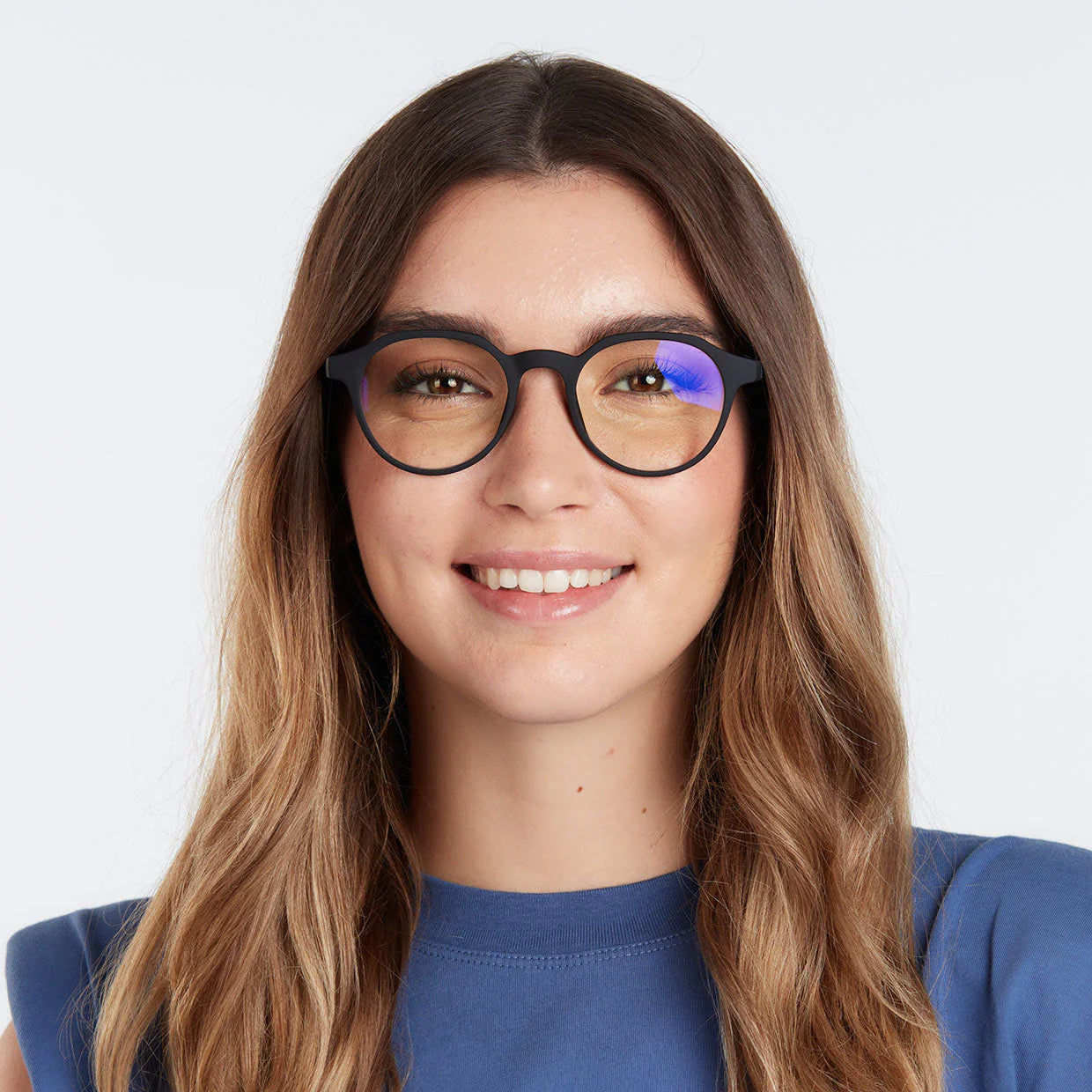Chamberí Blue Light Reading Glasses in Black