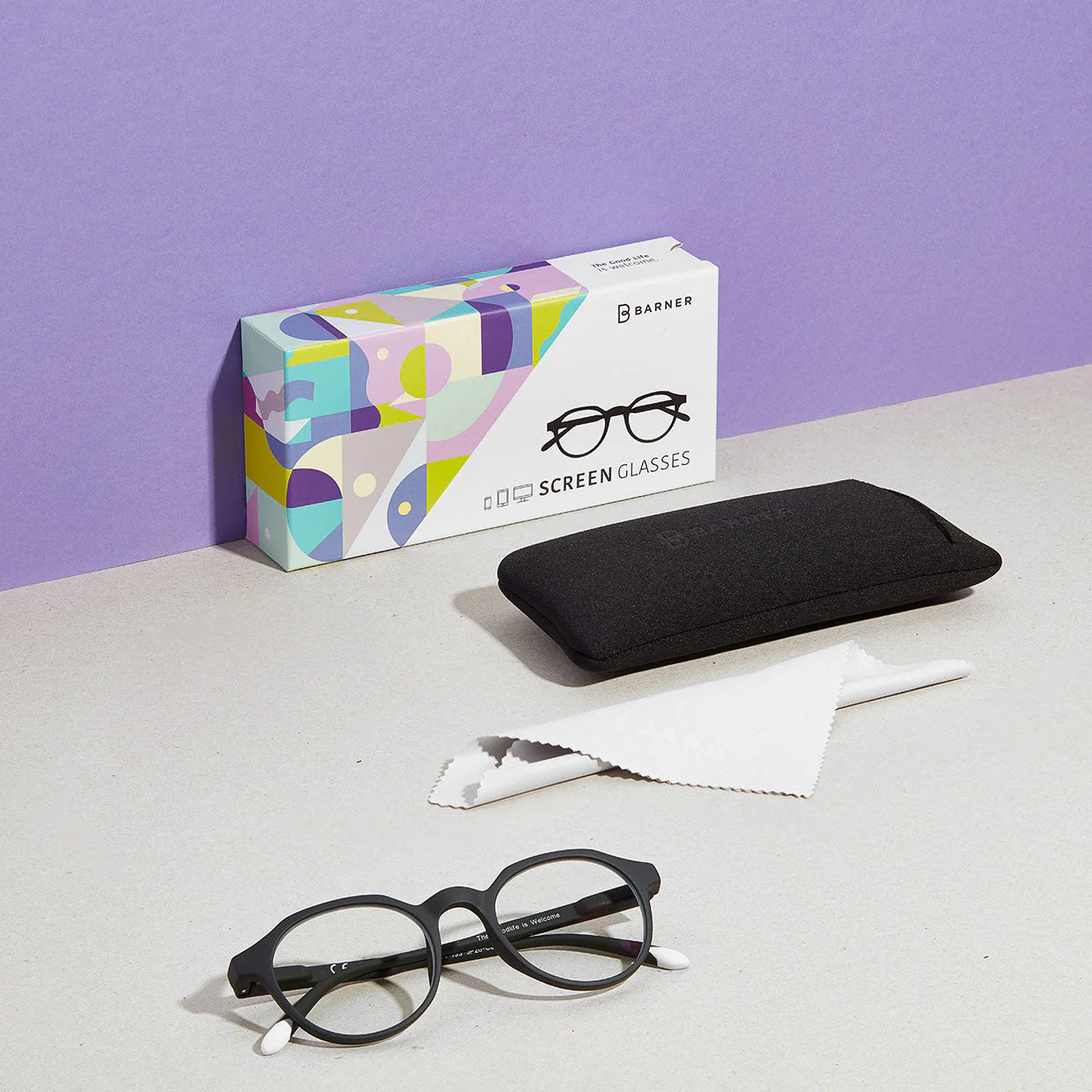 Chamberí Blue Light Reading Glasses in Black