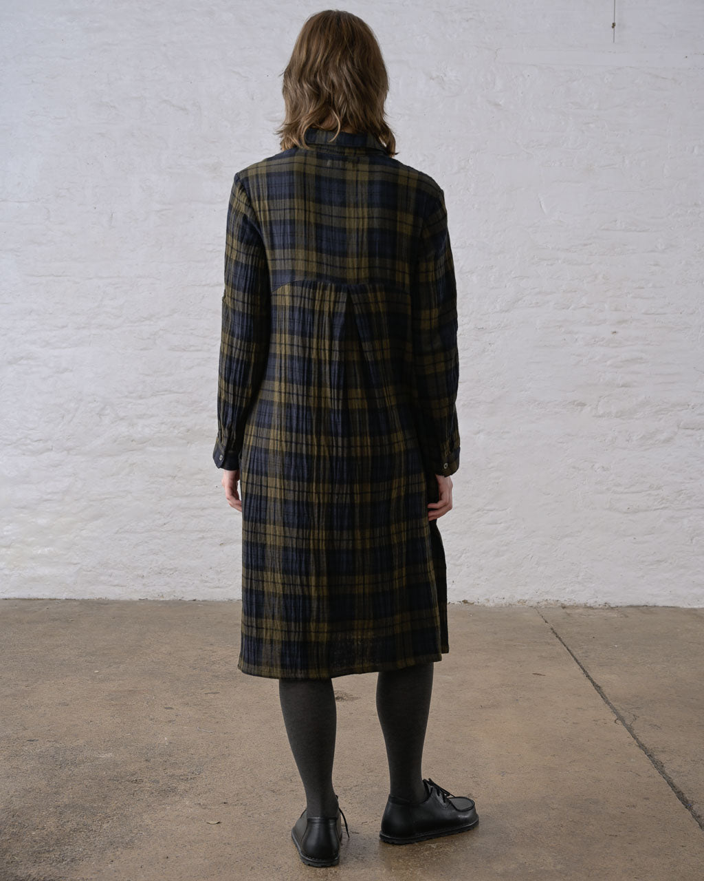 Alexa shirt dress in Big Check