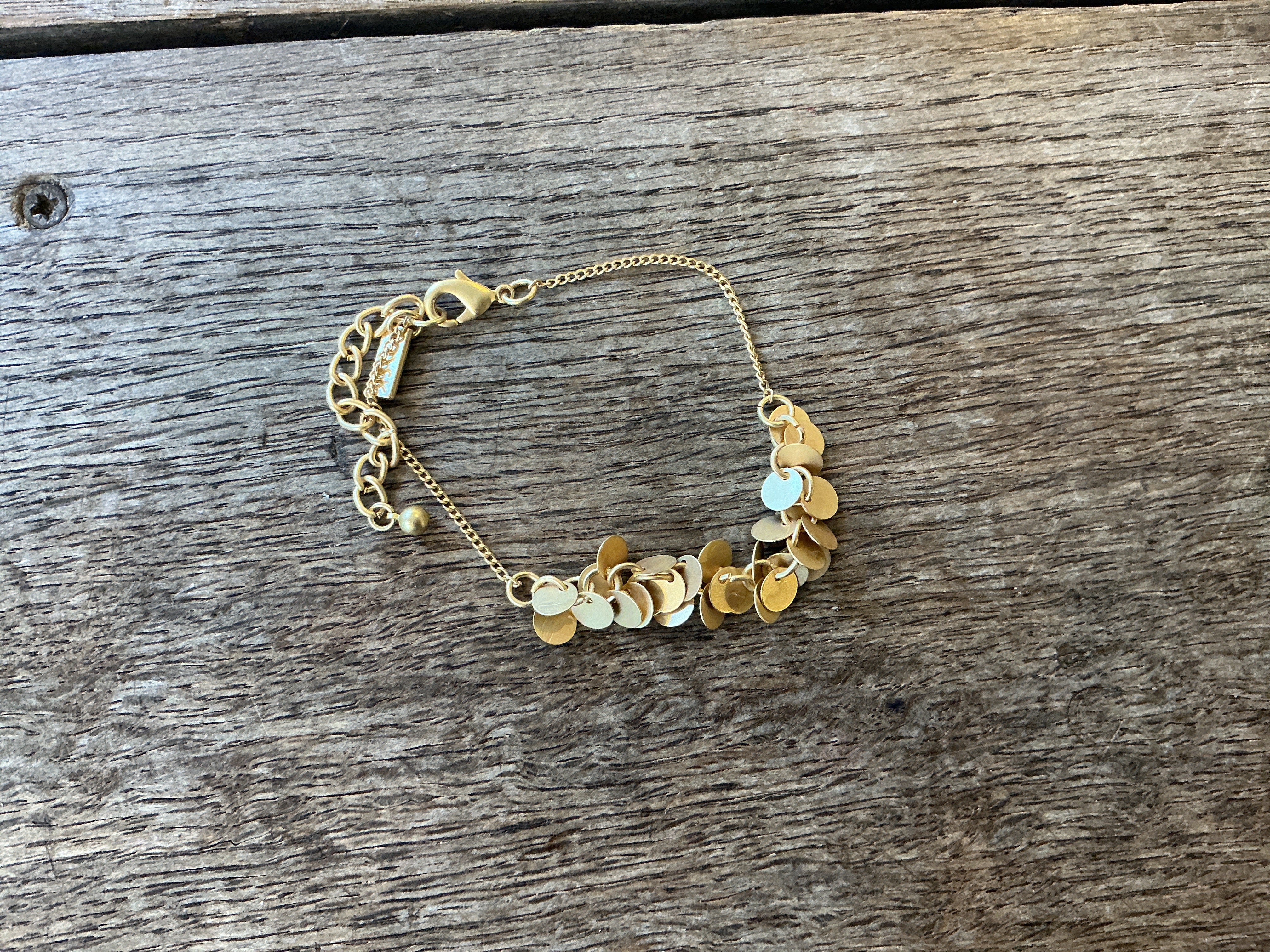Theia Mini Bouquet Bracelet Gold Plating