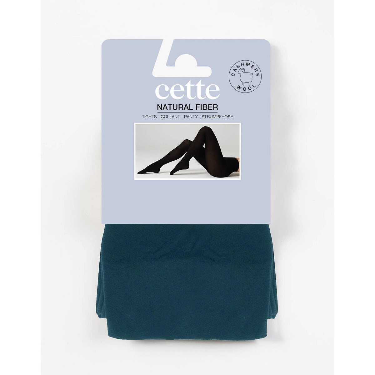 Cashmere Wool Tights 150 DEN, Winter tights: Navy