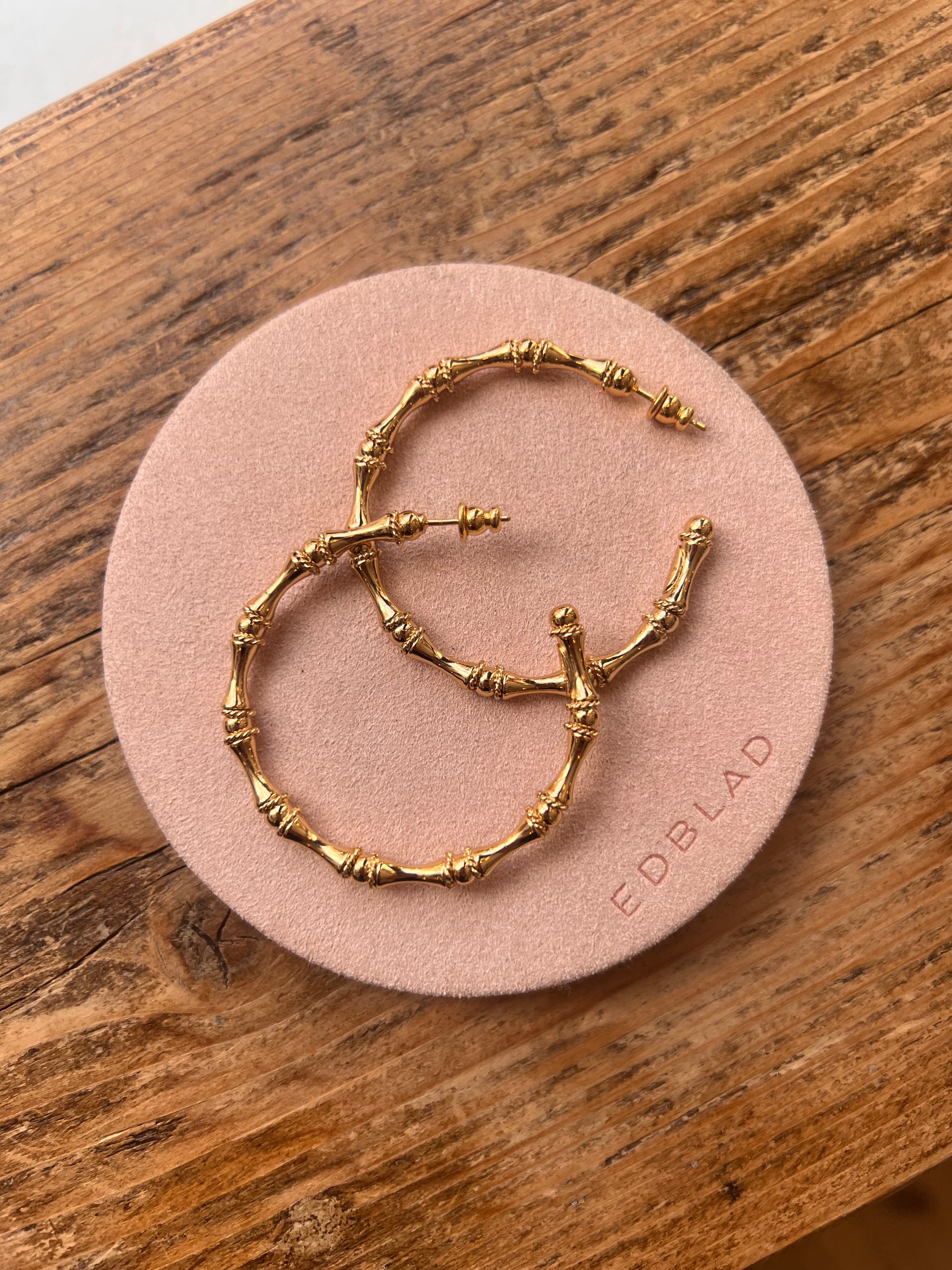 Bo Bambou Bis Earrings in Gold