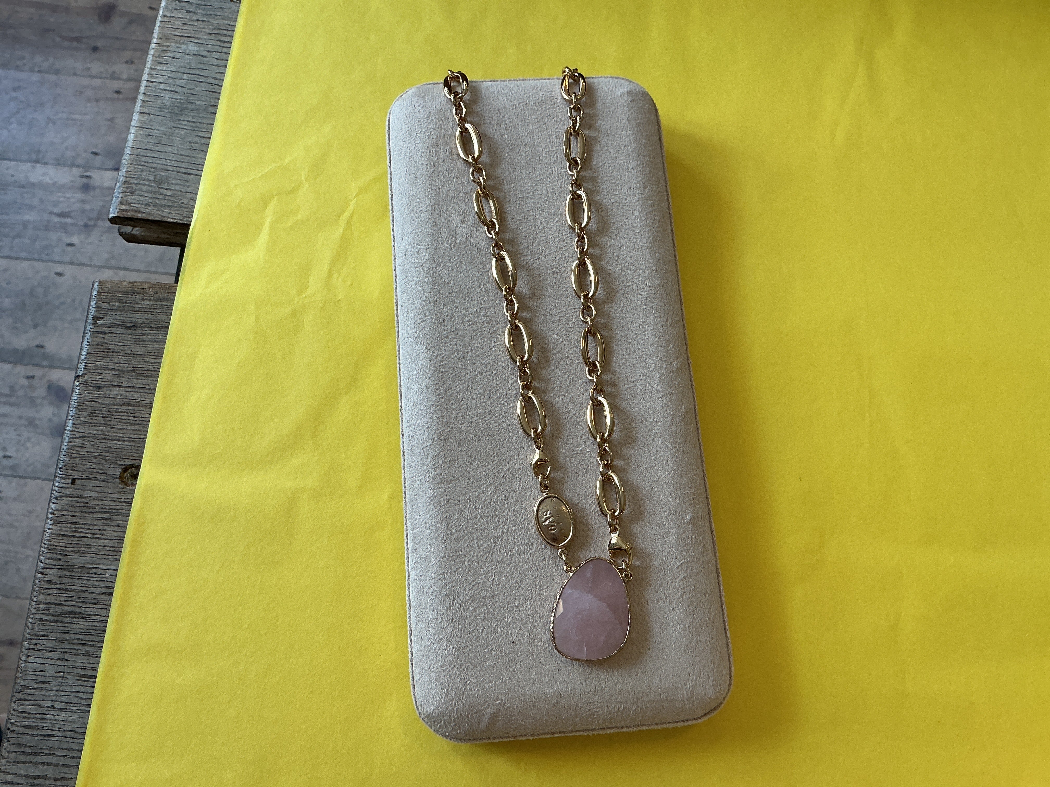 Billy Collier Necklace with Pink Pendant