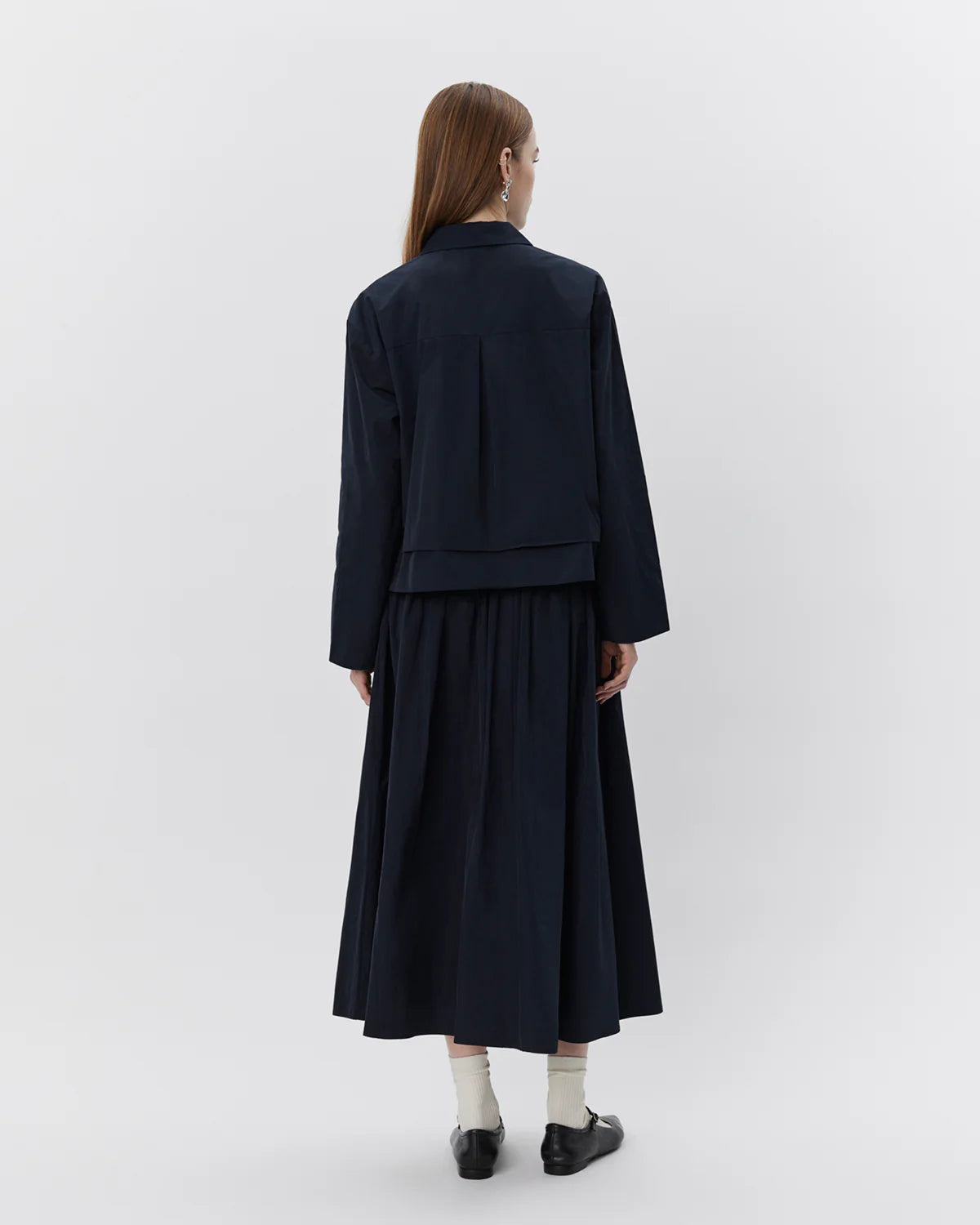 June Full Skirt - Navy