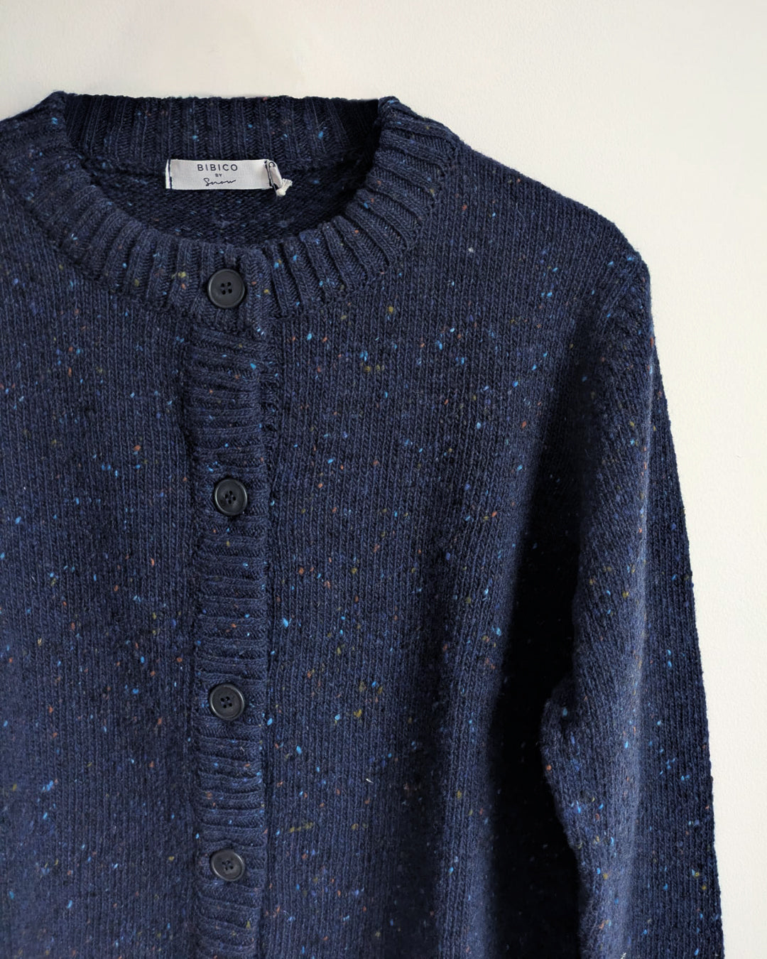 Avelia Cardigan in Navy Marble