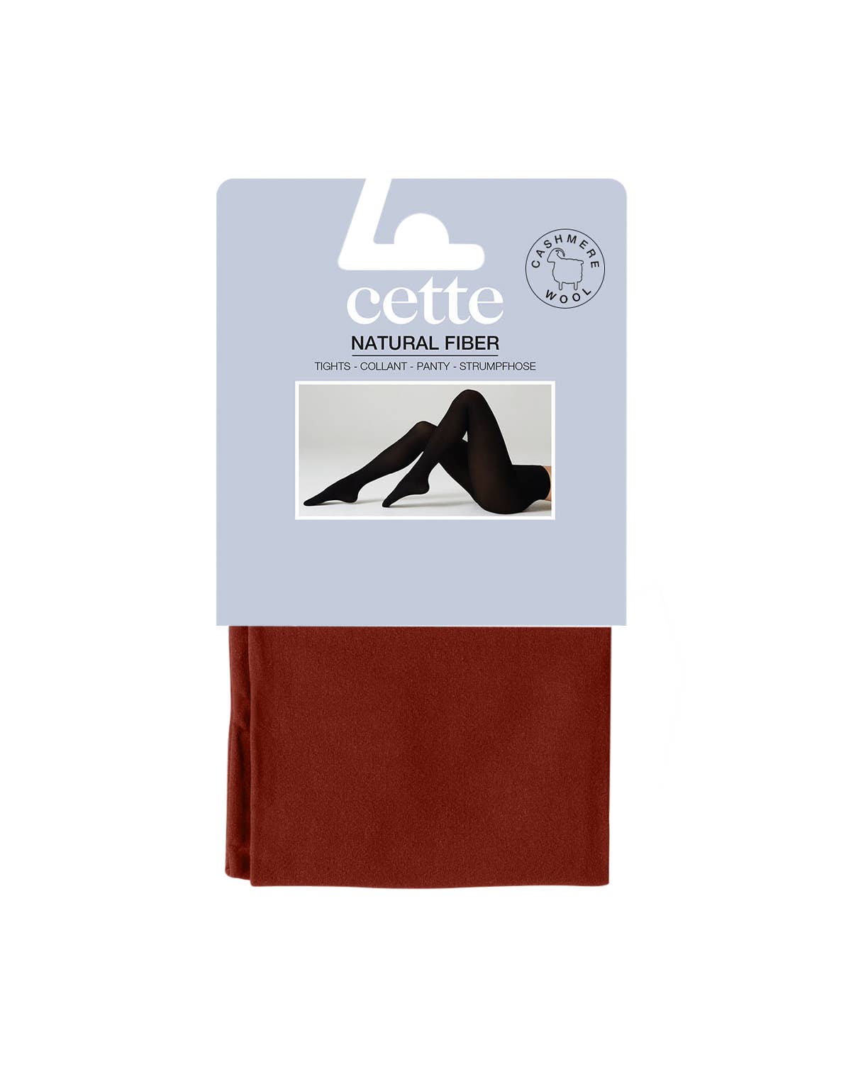 Cashmere Wool Tights 150 DEN, Winter tights: Lead Gray