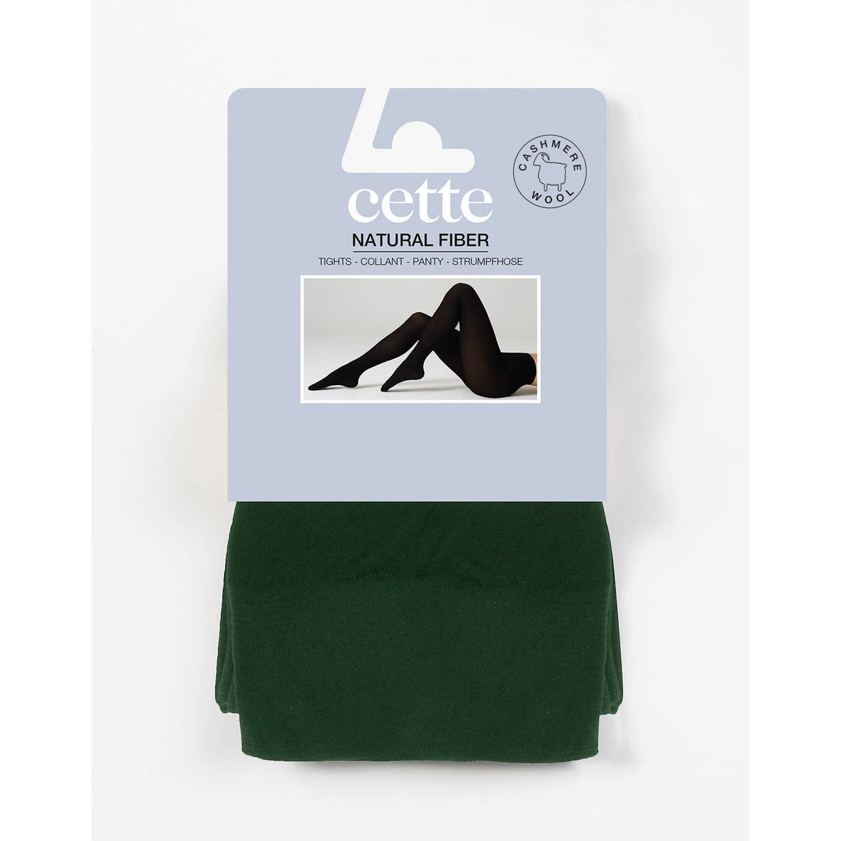 Cashmere Wool Tights 150 DEN, Winter tights: Wood Smoke